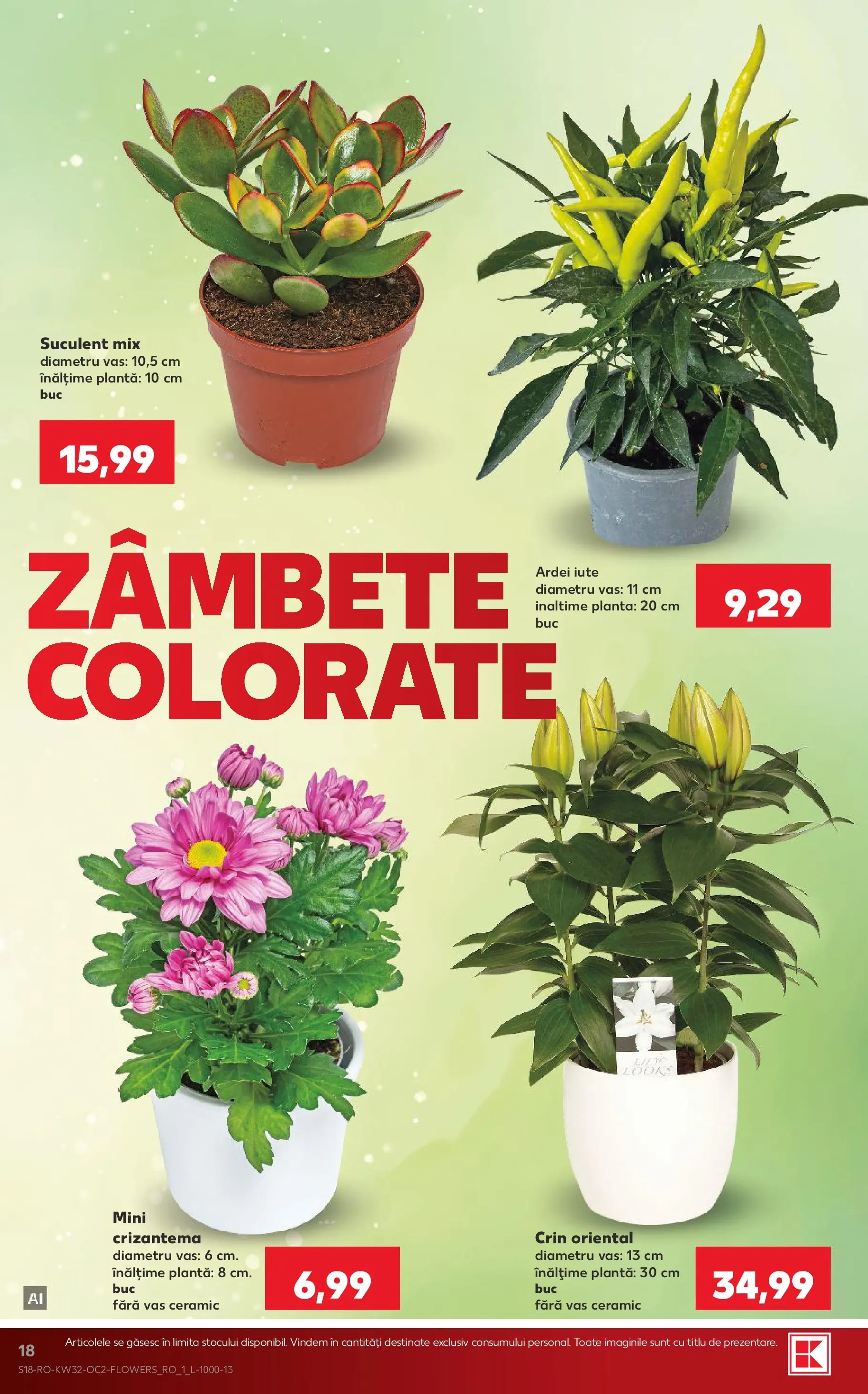 Kaufland Slatina 05.08.2026 - Revista si Oferta | Pagină: 18 | Produse: Ardei, Ardei iute