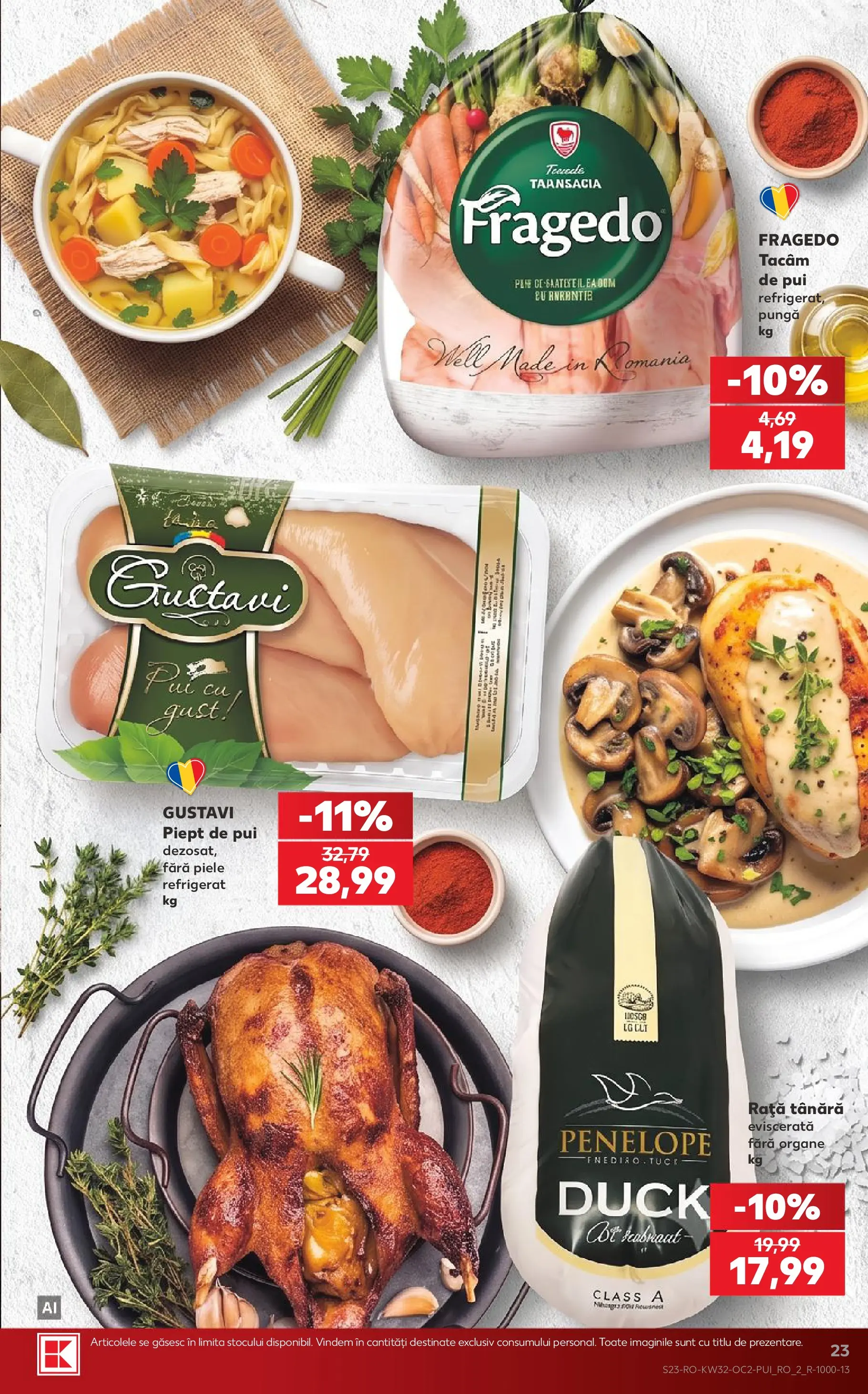 Kaufland Slatina 05.08.2026 - Revista si Oferta | Pagină: 23 | Produse: Pungă, Hacıyatmaz Kedi Oyuncağı, Rață