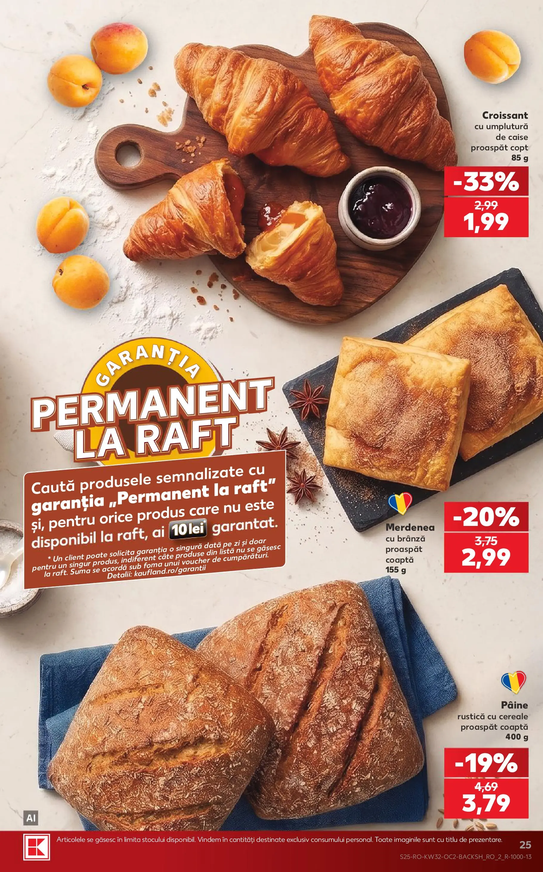 Kaufland Slatina 05.08.2026 - Revista si Oferta | Pagină: 25 | Produse: Raft, Brânză, Pâine, Cereale