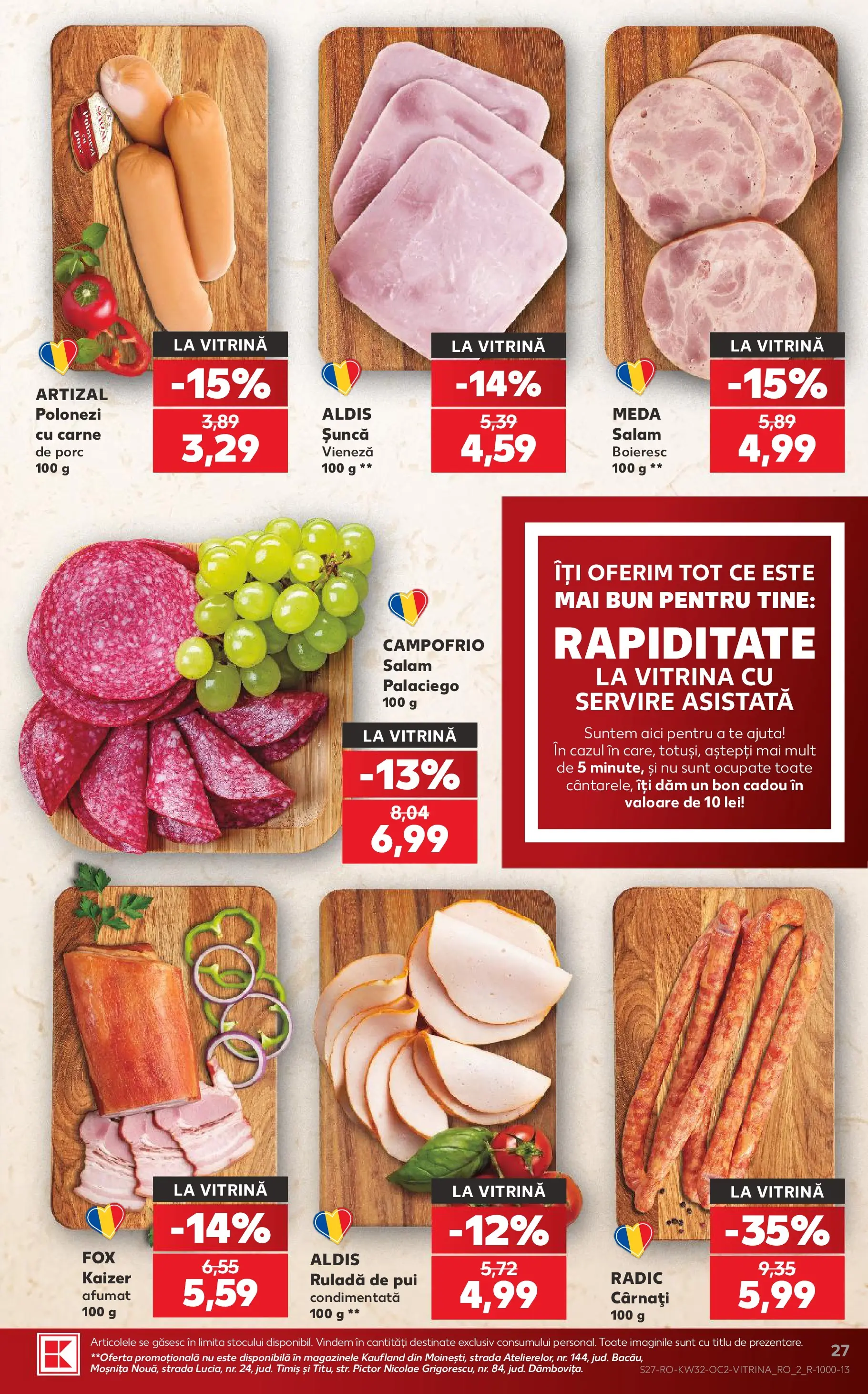 Kaufland Galați 05.08.2026 || Revista si Oferte | Pagină: 27 | Produse: Hacıyatmaz Kedi Oyuncağı, Vitrină, Șuncă, Cârnați Kaufland Galați 05.08.2026 - Revista si Oferta | Pagină: 27 | Produse: Hacıyatmaz Kedi Oyuncağı, Vitrină, Șuncă, Cârnați