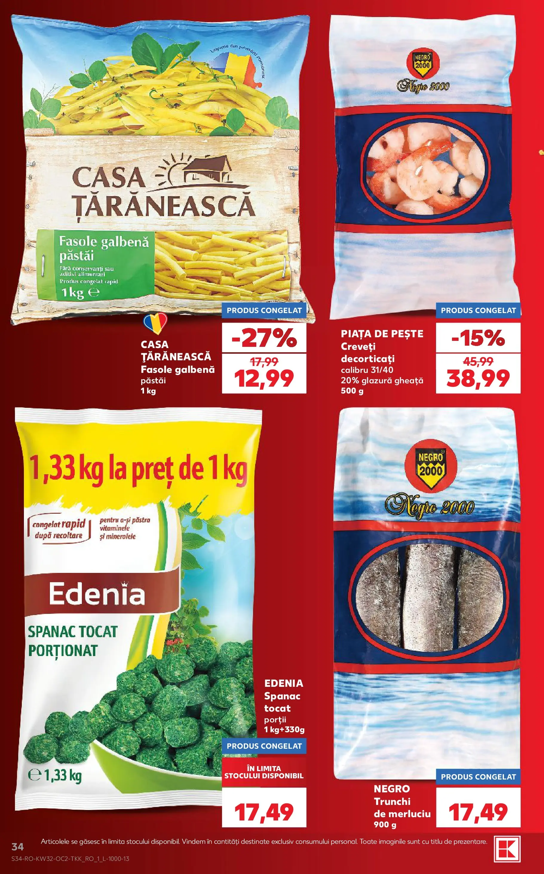 Kaufland Galați 05.08.2026 || Revista si Oferte | Pagină: 34 | Produse: Pește Kaufland Galați 05.08.2026 - Revista si Oferta | Pagină: 34 | Produse: Pește