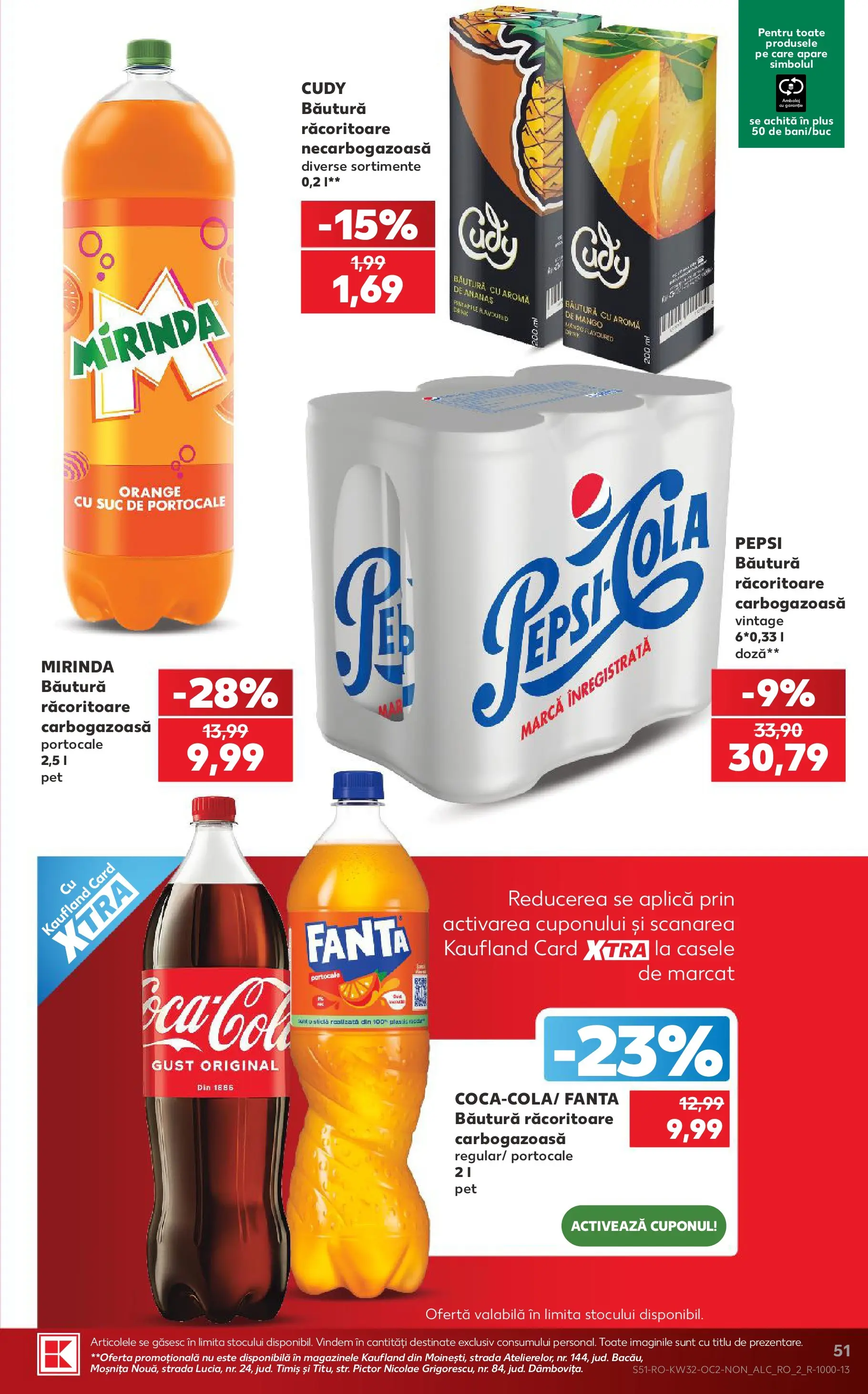 Kaufland Slatina 05.08.2026 - Revista si Oferta | Pagină: 51 | Produse: Suc, Portocale, Ananas, Mango