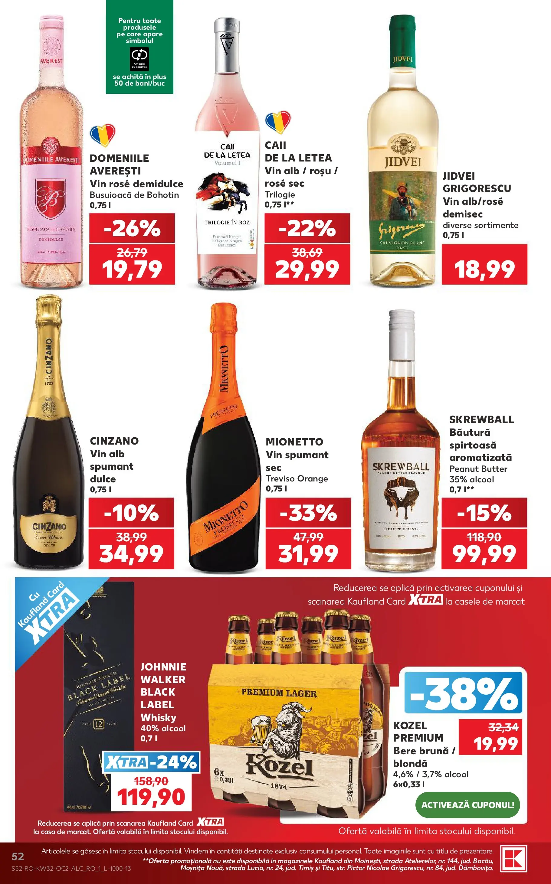 Kaufland Galați 05.08.2026 || Revista si Oferte | Pagină: 52 | Produse: Prosecco, Vin, Bere Kaufland Galați 05.08.2026 - Revista si Oferta | Pagină: 52 | Produse: Prosecco, Vin, Bere