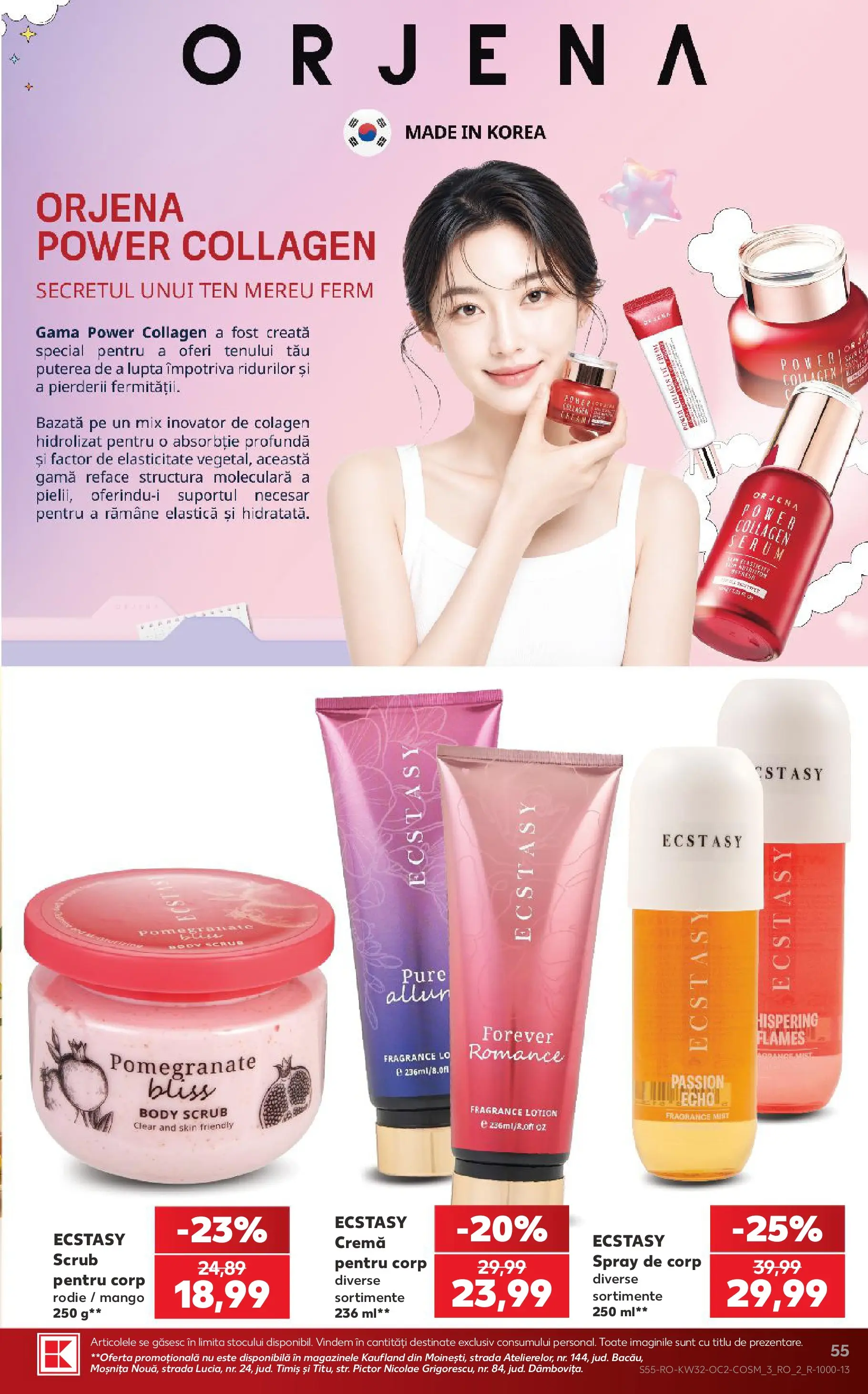 Kaufland Slatina 05.08.2026 - Revista si Oferta | Pagină: 55 | Produse: Serum, Scrub, Body, Cremă