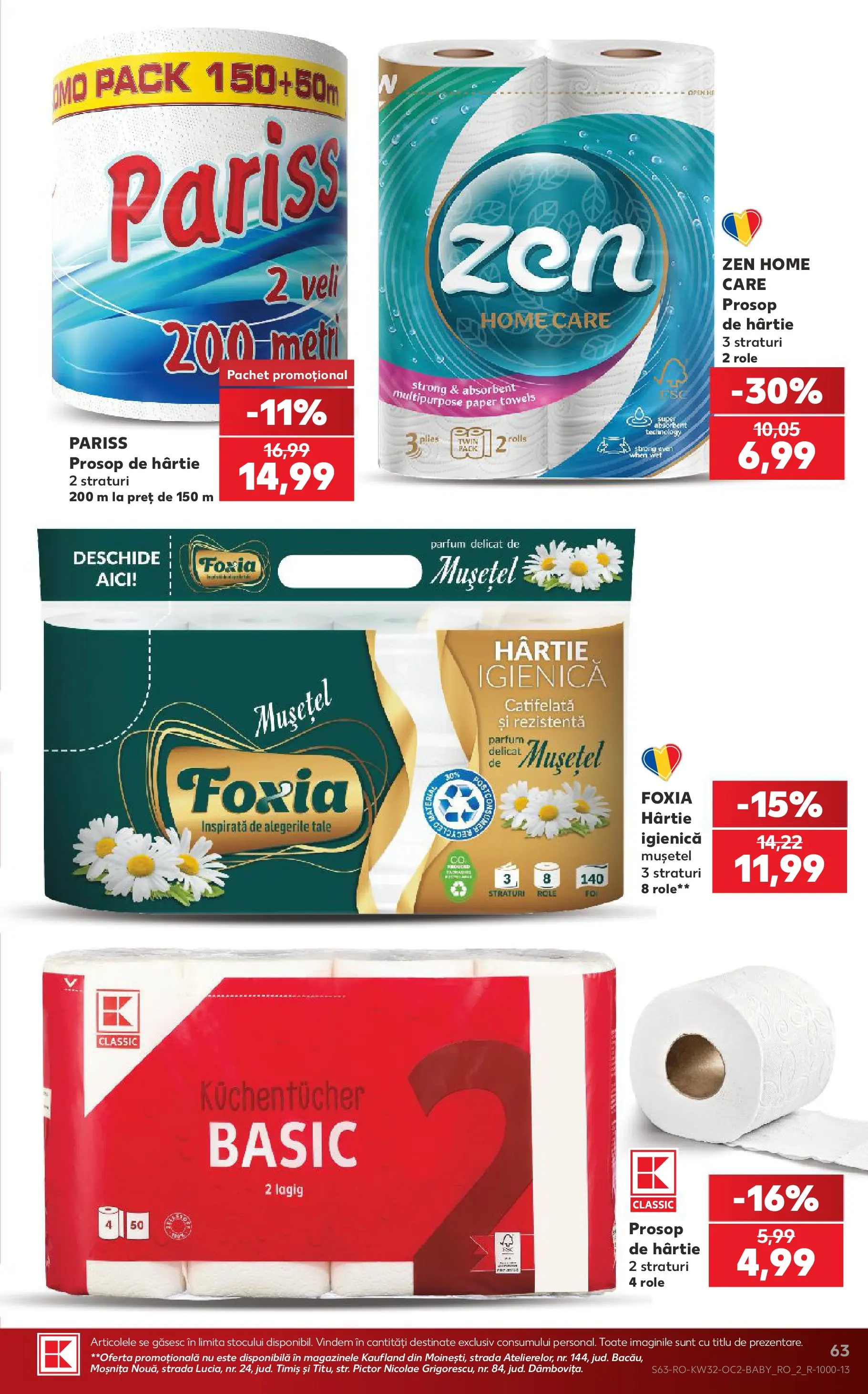 Kaufland Slatina 05.08.2026 - Revista si Oferta | Pagină: 63 | Produse: Role, Parfum