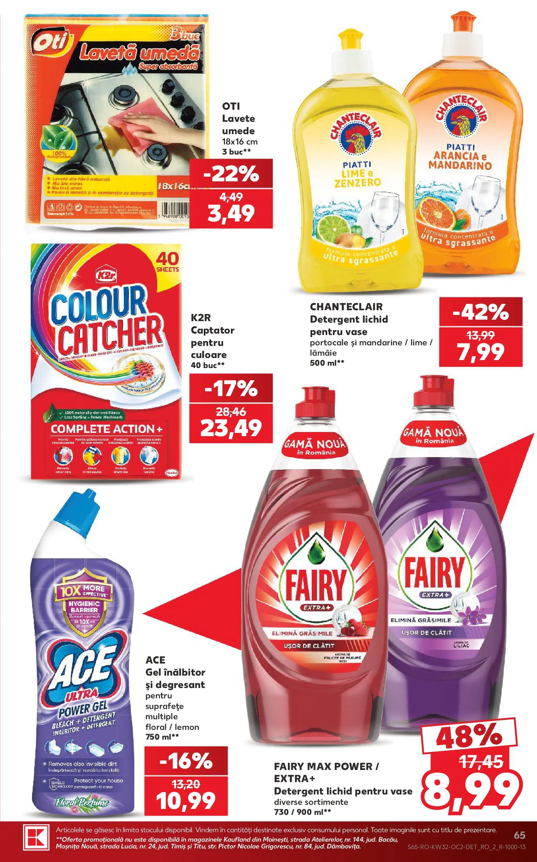 Kaufland Slatina 05.08.2026 - Revista si Oferta | Pagină: 65 | Produse: Lime, Portocale, Mandarine, Fructe