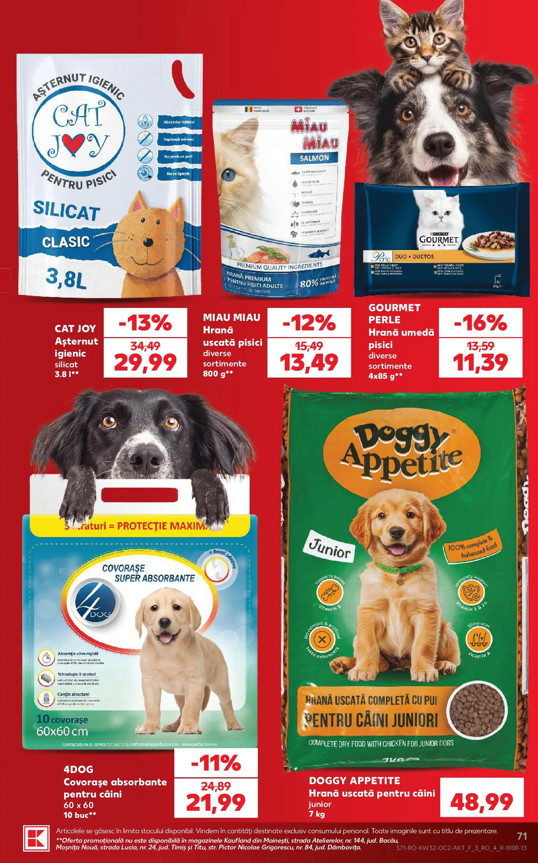 Kaufland Galați 05.08.2026 || Revista si Oferte | Pagină: 71 | Produse: Akrilik boya, Hacıyatmaz Kedi Oyuncağı, Absorbante Kaufland Galați 05.08.2026 - Revista si Oferta | Pagină: 71 | Produse: Akrilik boya, Hacıyatmaz Kedi Oyuncağı, Absorbante