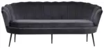 m&ouml;max Dornbirn - Ihr Trendm&ouml;belhaus in Dornbirn Sofa Calais ca. 180 cm Dunkelgrau Samt