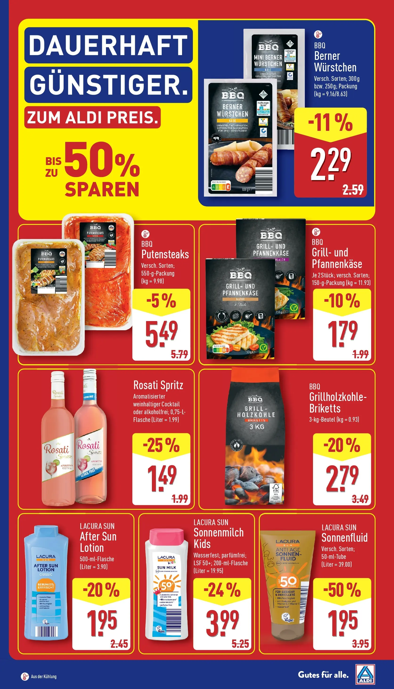 Aldi Wochenangebote (ab 03.08.2026) » Angebote Online | Seite: 4 | Produkte: Grill, Sprite, Käse, After Sun