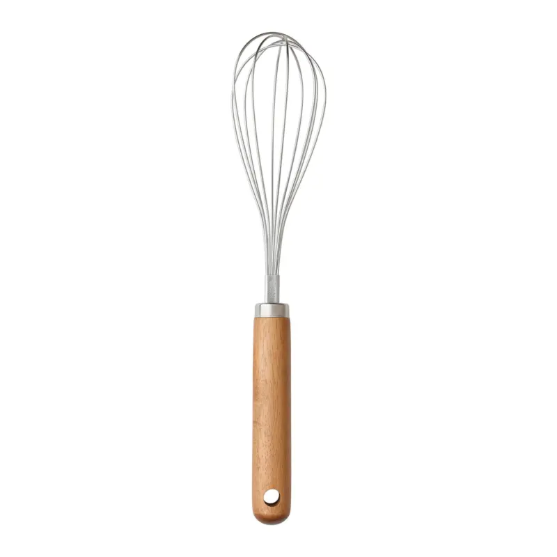 Schneebesen Michi Edelstahlfarben