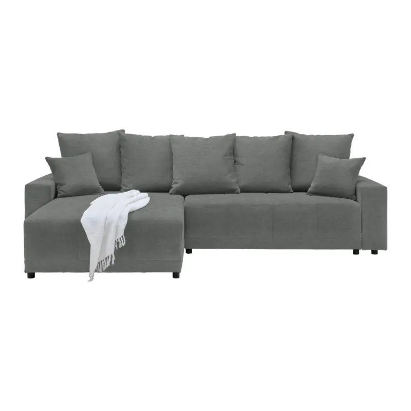 Ecksofa Alatri Graphitfarben