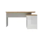 m&ouml;max Dornbirn - Ihr Trendm&ouml;belhaus in Dornbirn Eckschreibtisch Easy Office Eichefarben/Wei&szlig; Hochglanz