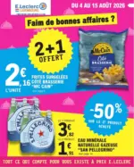 E.Leclerc 2+1 offert - au 15.08.2026