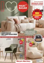 Maxi Bazar Catalogue mobilier Maxi Bazar - au 30.08.2026