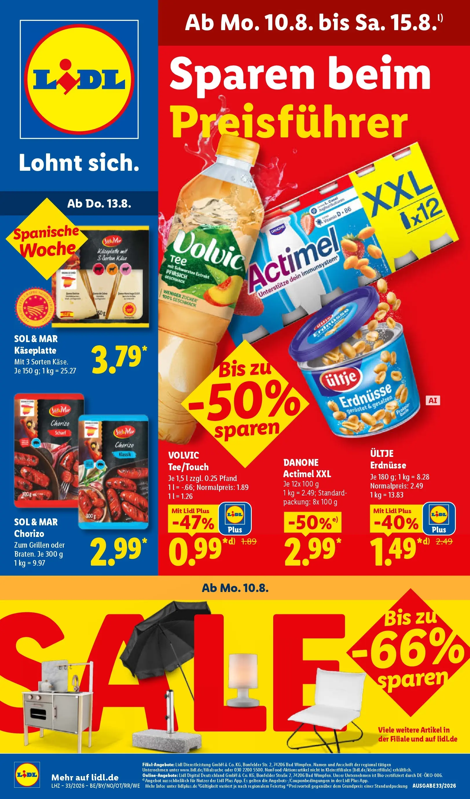Lidl Prospekt Hof-innenstadt (ab 10.08.2026) ยป Angebote online | Seite: 1 | Produkte: Actimel, Ultje erdnusse, Zucker, Pfirsich Lidl Prospekt Hof-innenstadt (ab 10.08.2026) zum Blรคttern ยป Angebote | Seite: 1 | Produkte: Actimel, Ultje erdnusse, Zucker, Pfirsich