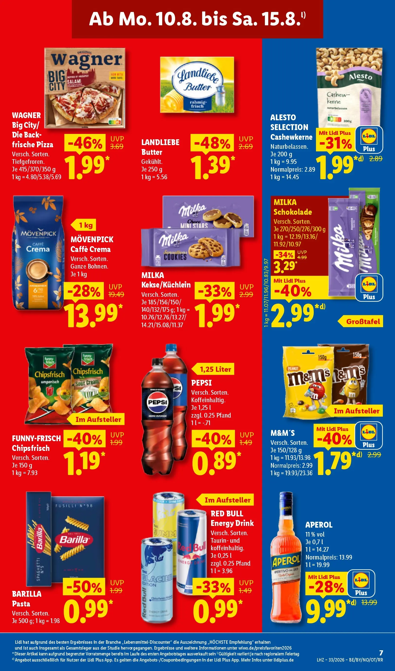 Lidl Prospekt Hof-innenstadt (ab 10.08.2026) ยป Angebote online | Seite: 19 | Produkte: Barilla, Milka schokolade, M&M's, Chips Lidl Prospekt Hof-innenstadt (ab 10.08.2026) zum Blรคttern ยป Angebote | Seite: 19 | Produkte: Barilla, Milka schokolade, M&M's, Chips