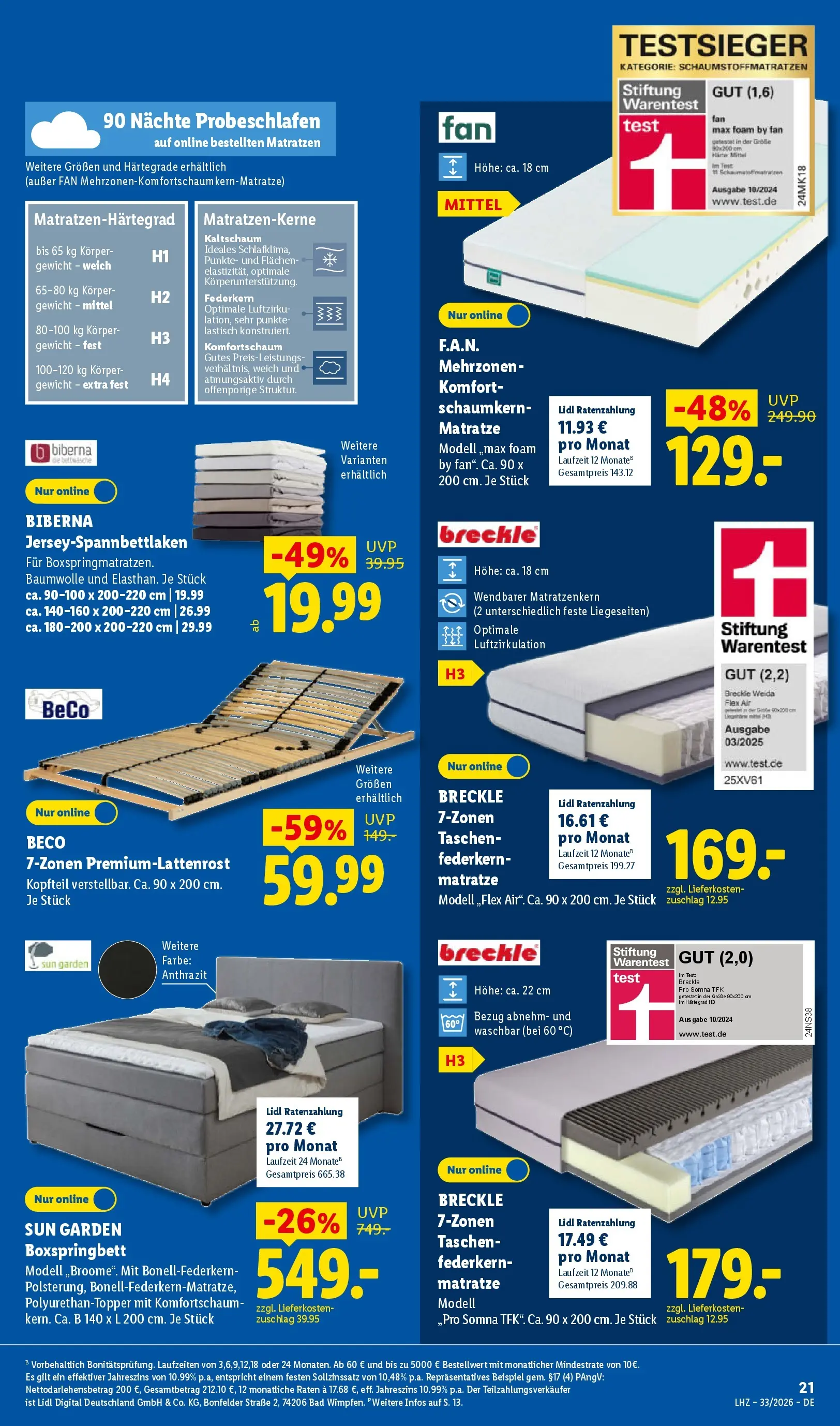 Lidl Prospekt Villingen-schwenningen (ab 10.08.2026) ยป Angebote online | Seite: 43 | Produkte: Gewicht, Matratze, Boxspringbett, Box Lidl Prospekt Villingen-schwenningen (ab 10.08.2026) zum Blรคttern ยป Angebote | Seite: 43 | Produkte: Gewicht, Matratze, Boxspringbett, Box