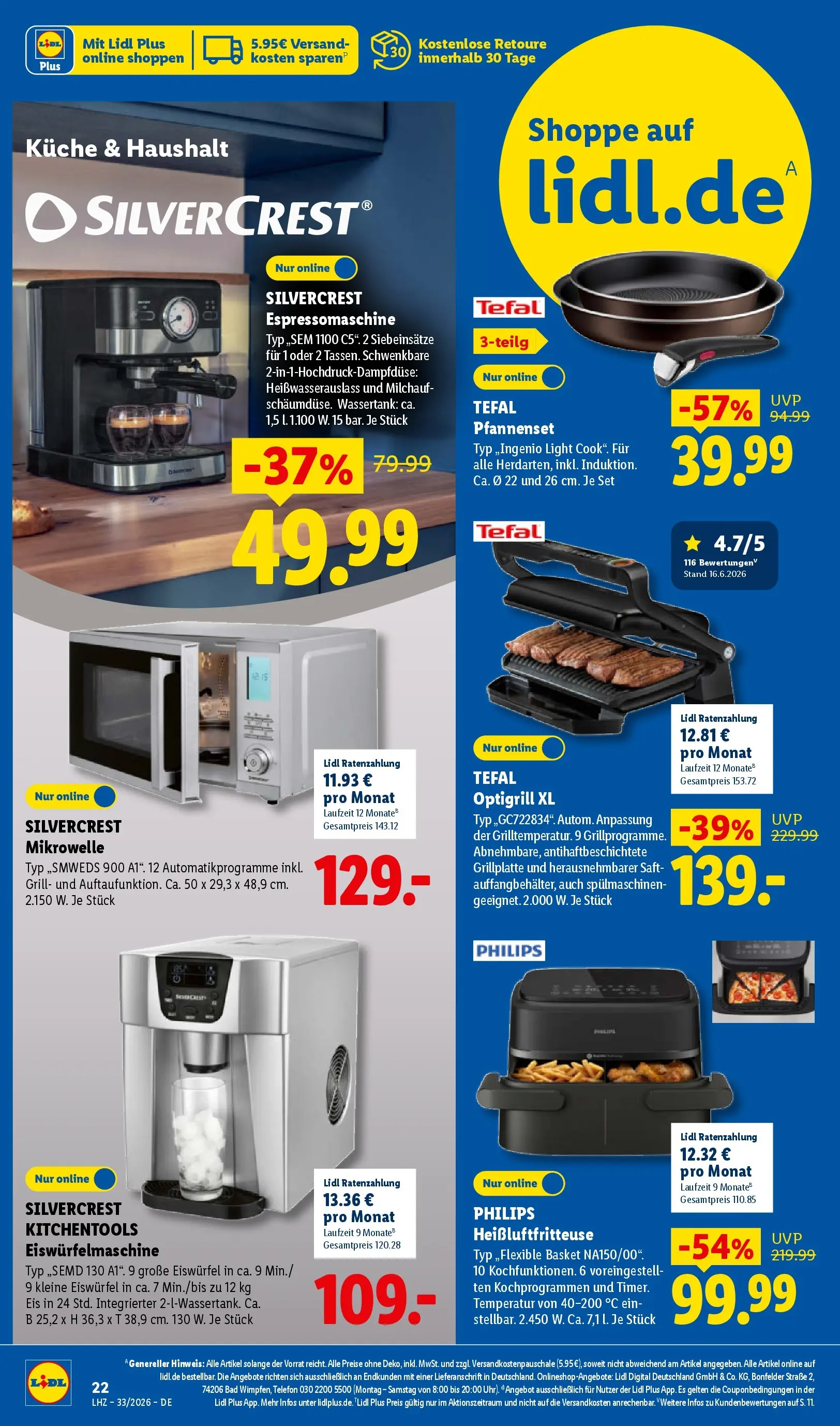 Lidl Prospekt Villingen-schwenningen (ab 10.08.2026) ยป Angebote online | Seite: 44 | Produkte: Philips, Mikrowelle, Eis, Telefon Lidl Prospekt Villingen-schwenningen (ab 10.08.2026) zum Blรคttern ยป Angebote | Seite: 44 | Produkte: Philips, Mikrowelle, Eis, Telefon