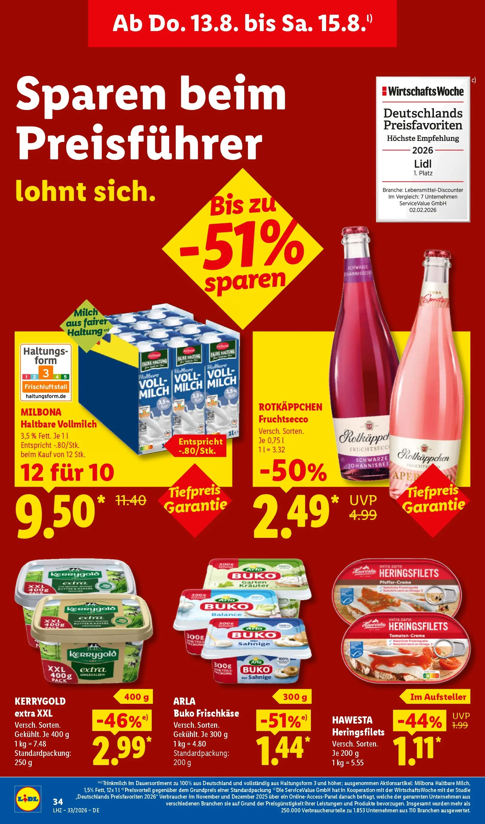 Lidl Prospekt Villingen-schwenningen (ab 10.08.2026) ยป Angebote online | Seite: 64 | Produkte: Milch, Butter, Arla buko, Rotkรคppchen Lidl Prospekt Villingen-schwenningen (ab 10.08.2026) zum Blรคttern ยป Angebote | Seite: 64 | Produkte: Milch, Butter, Arla buko, Rotkรคppchen