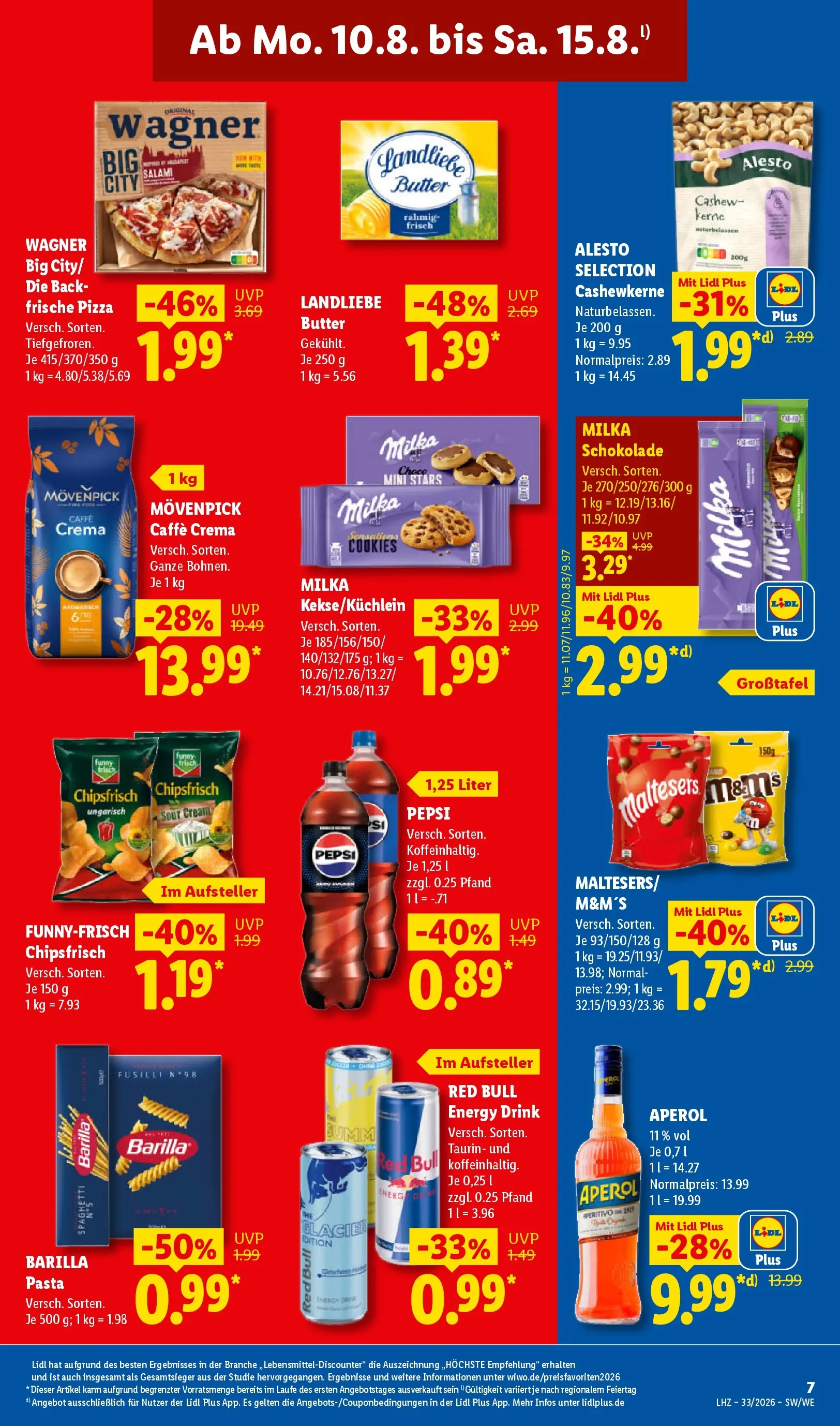 Lidl Prospekt Villingen-schwenningen (ab 10.08.2026) ยป Angebote online | Seite: 19 | Produkte: Red bull, Butter, Schokolade, Salami Lidl Prospekt Villingen-schwenningen (ab 10.08.2026) zum Blรคttern ยป Angebote | Seite: 19 | Produkte: Red bull, Butter, Schokolade, Salami