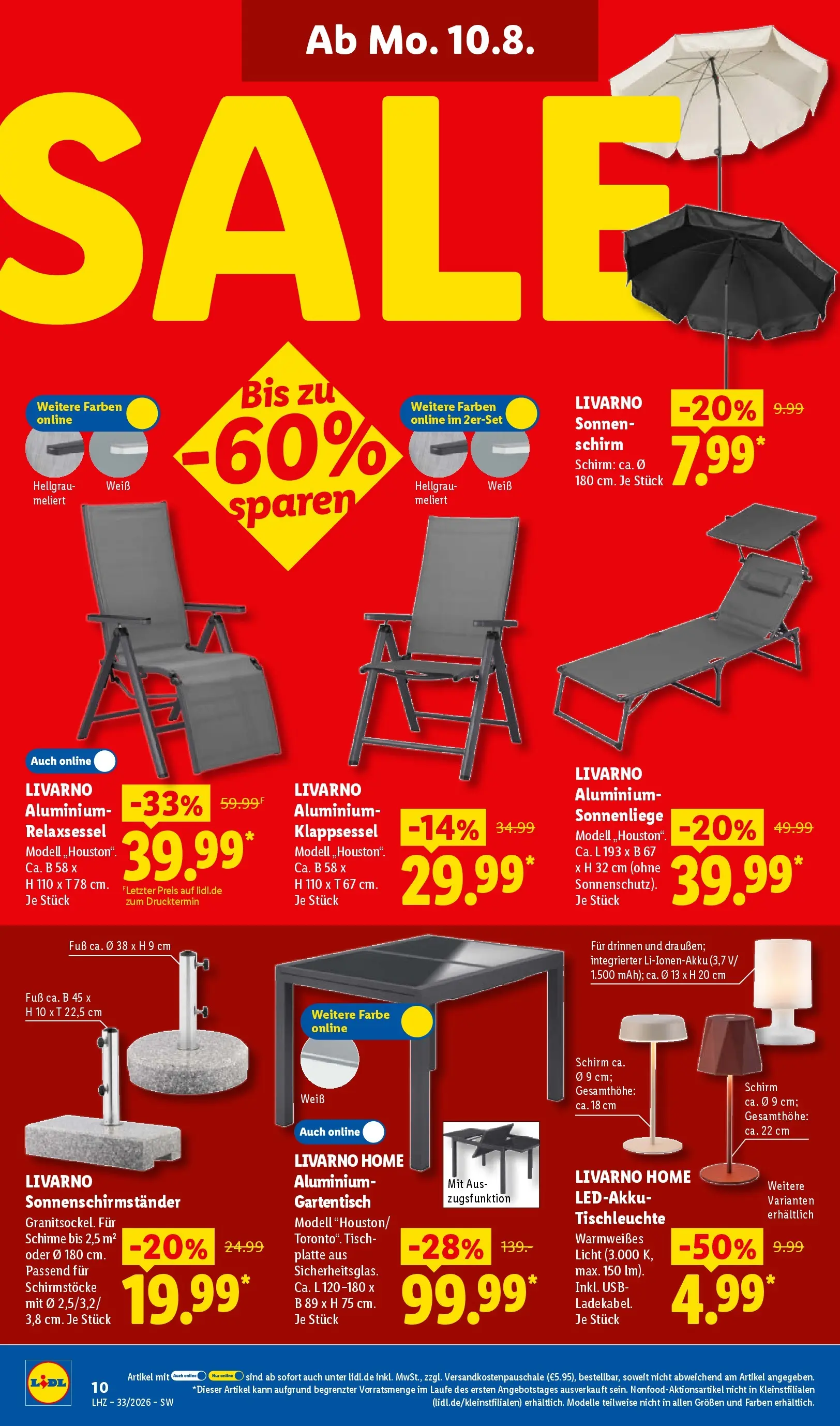Lidl Prospekt Villingen-schwenningen (ab 10.08.2026) ยป Angebote online | Seite: 26 | Produkte: USB, Relaxsessel, Sessel, Sonnenschirm Lidl Prospekt Villingen-schwenningen (ab 10.08.2026) zum Blรคttern ยป Angebote | Seite: 26 | Produkte: USB, Relaxsessel, Sessel, Sonnenschirm