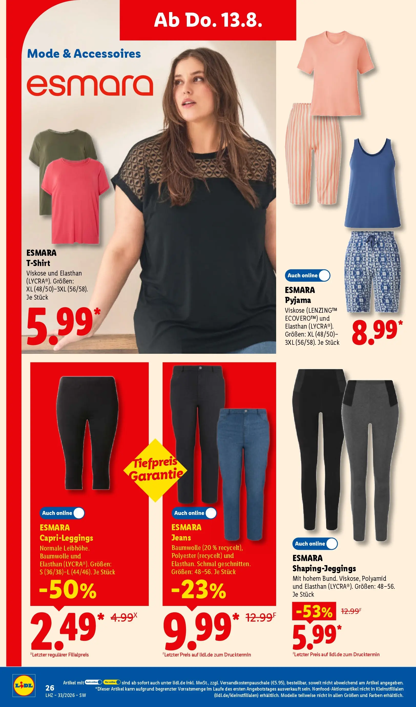 Lidl Prospekt Villingen-schwenningen (ab 10.08.2026) ยป Angebote online | Seite: 48 | Produkte: T-Shirt, Pyjama, Leggings, Jeans Lidl Prospekt Villingen-schwenningen (ab 10.08.2026) zum Blรคttern ยป Angebote | Seite: 48 | Produkte: T-Shirt, Pyjama, Leggings, Jeans