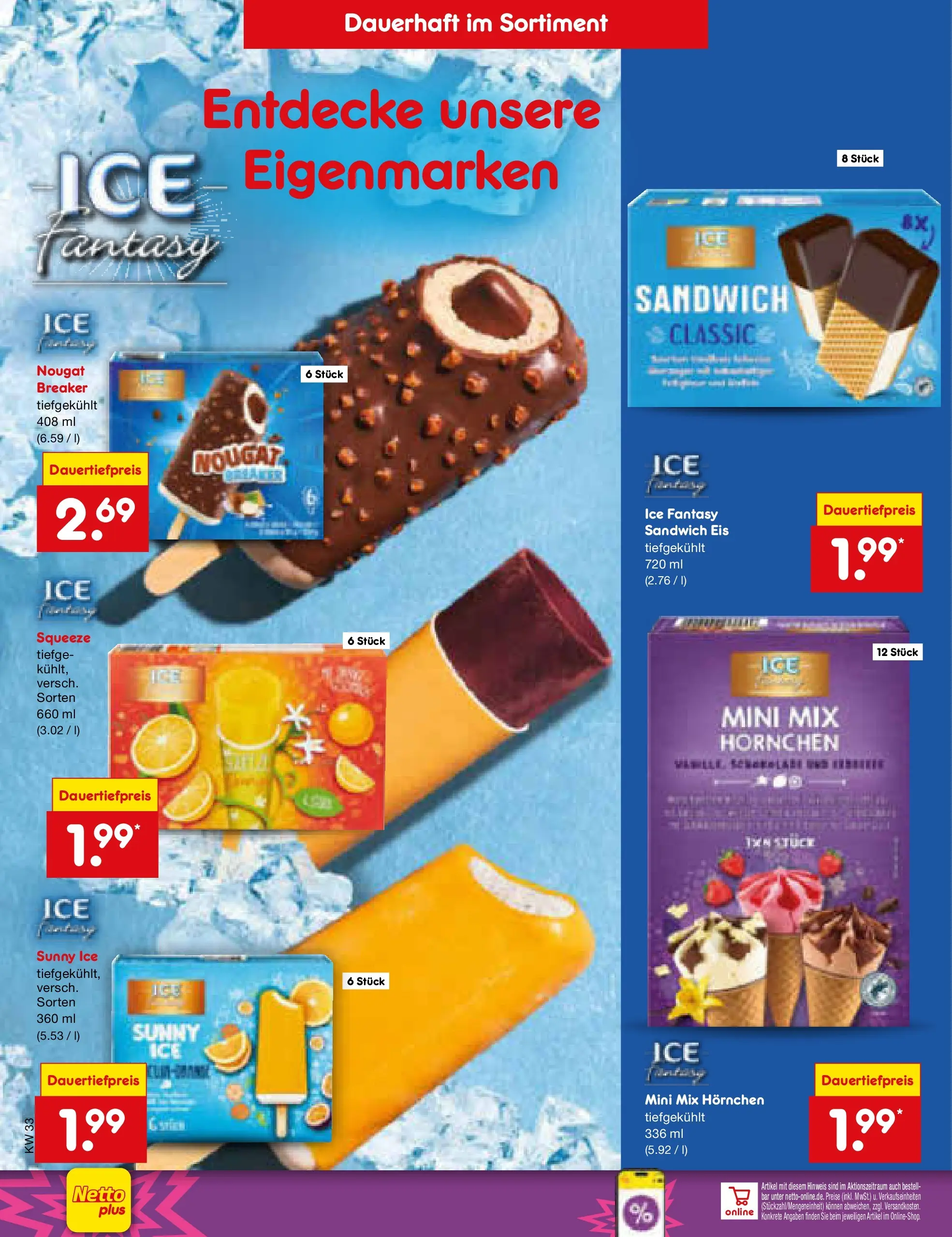 Netto Marken-Discount Prospekt Thiendorf (ab 10.08.2026) » Angebote | Seite: 12 | Produkte: Eis