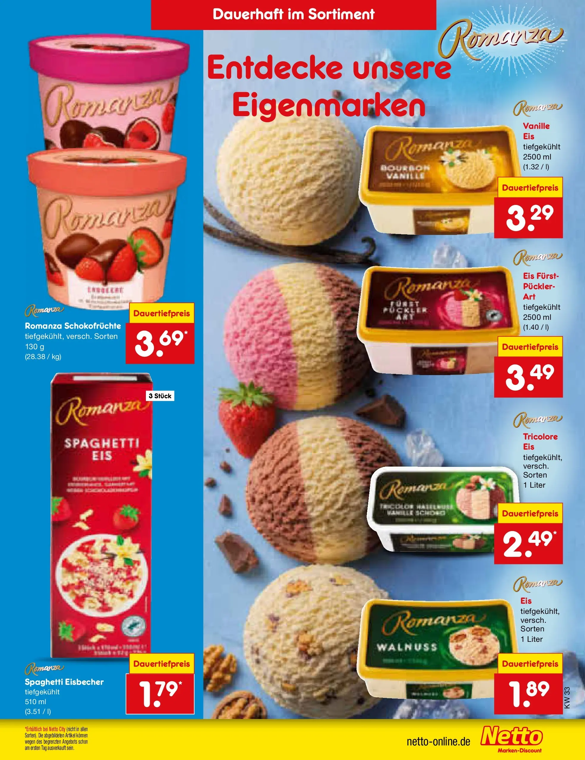 Netto Marken-Discount Prospekt Thiendorf (ab 10.08.2026) » Angebote | Seite: 13 | Produkte: Eis