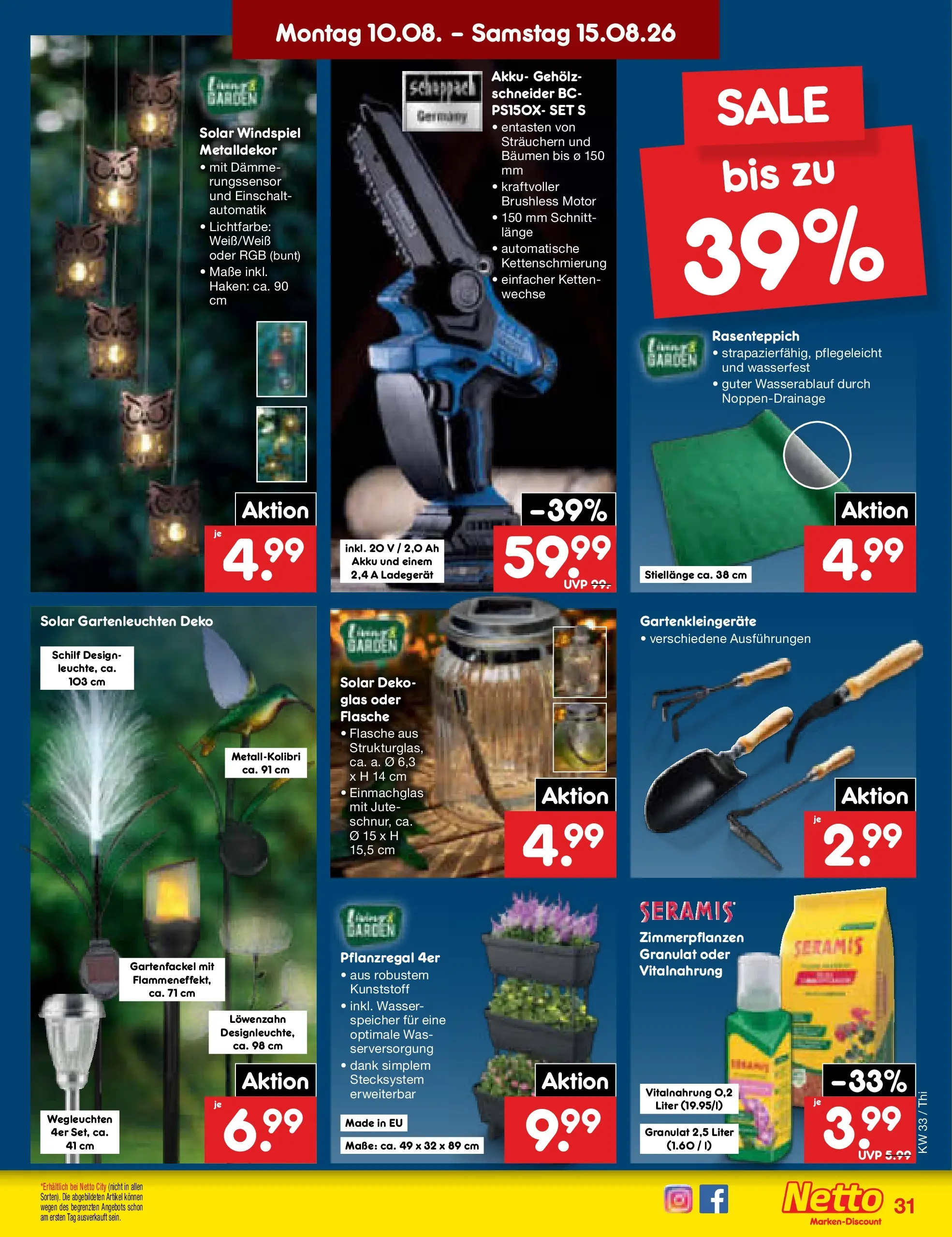 Netto Marken-Discount Prospekt Thiendorf (ab 10.08.2026) » Angebote | Seite: 45 | Produkte: Wasser, Ladegerät