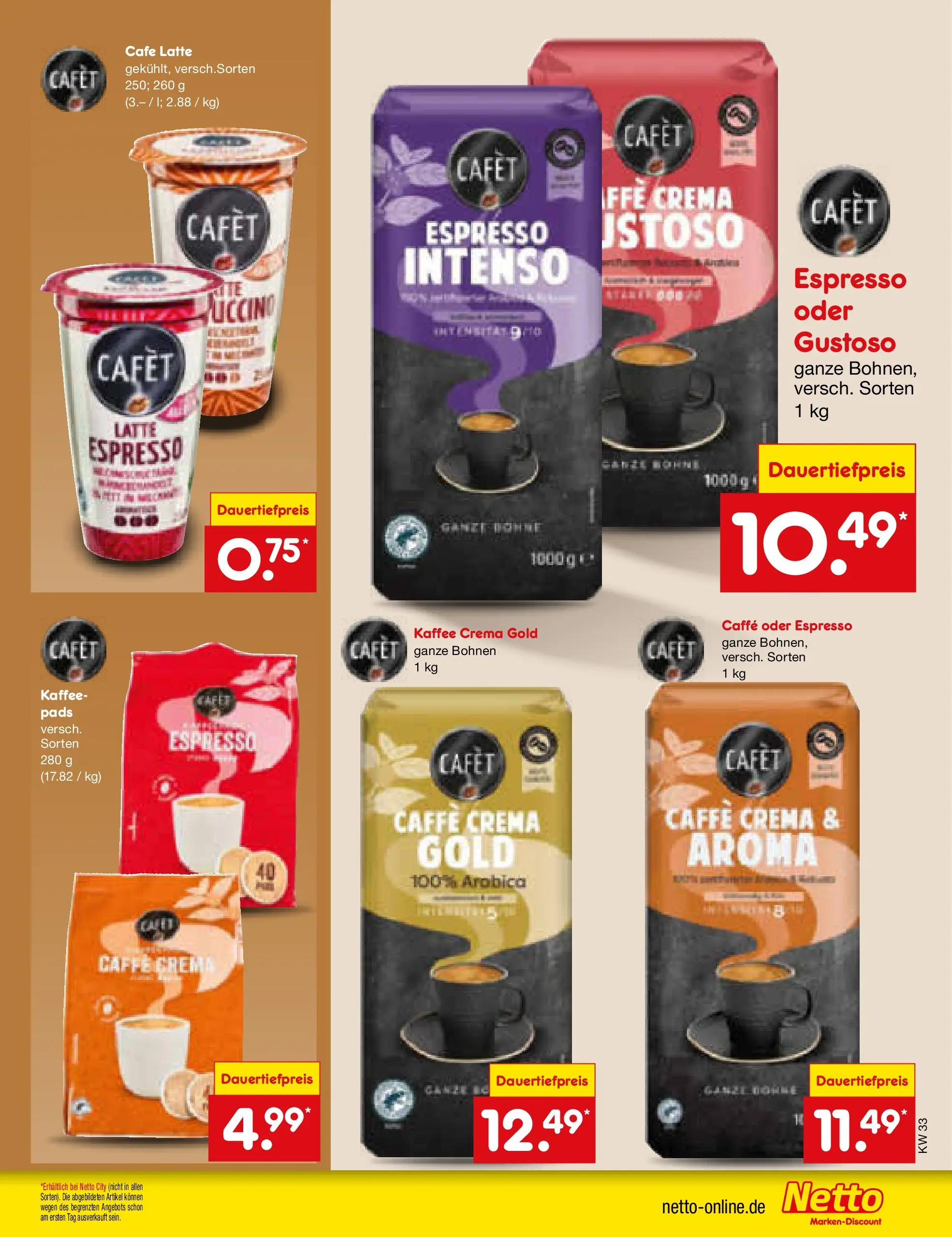 Netto Marken-Discount Prospekt Stemwede-Dielingen (ab 10.08.2026) ยป Angebote | Seite: 23 | Produkte: Kaffee Netto Marken-Discount Prospekt Stemwede-Dielingen (ab 10.08.2026) ยป Angebote | Seite: 23 | Produkte: Kaffee