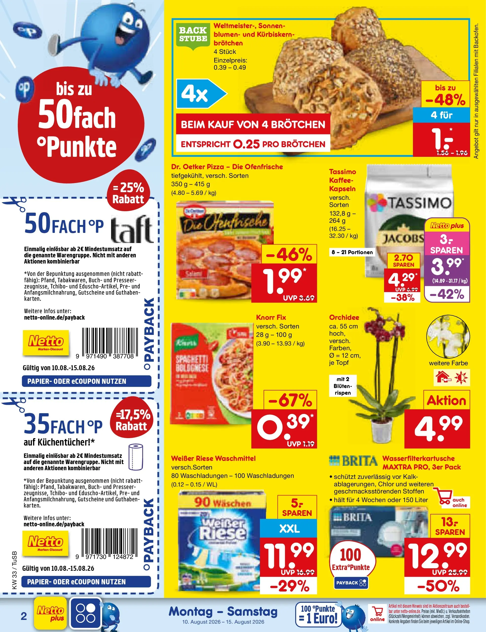 Netto Marken-Discount Prospekt Lahr-Langenwinkel (ab 10.08.2026) ยป Angebote | Seite: 2 | Produkte: Knorr fix, Knorr, Ofenfrische, Pizza Netto Marken-Discount Prospekt Lahr-Langenwinkel (ab 10.08.2026) ยป Angebote | Seite: 2 | Produkte: Knorr fix, Knorr, Ofenfrische, Pizza
