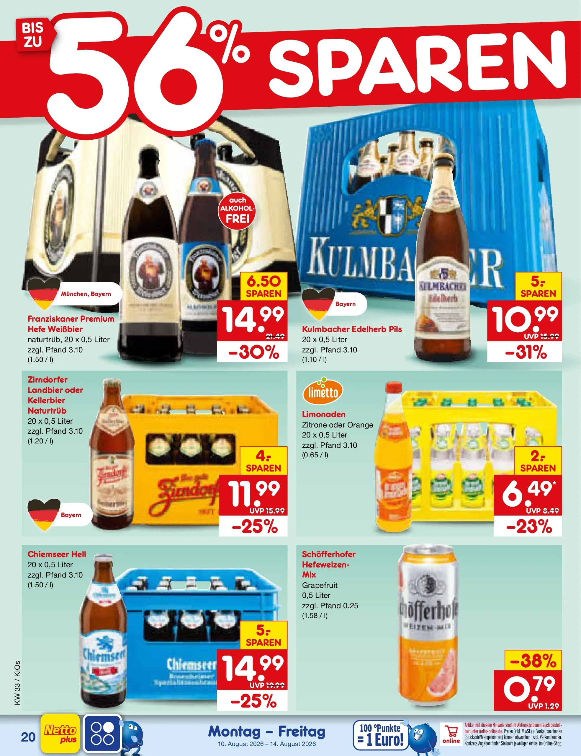 Netto Marken-Discount Prospekt Oberhaid (ab 10.08.2026) ยป Angebote | Seite: 28 | Produkte: Weiรbier, Pils, Grapefruit, Hefe weissbier Netto Marken-Discount Prospekt Oberhaid (ab 10.08.2026) ยป Angebote | Seite: 28 | Produkte: Weiรbier, Pils, Grapefruit, Hefe weissbier