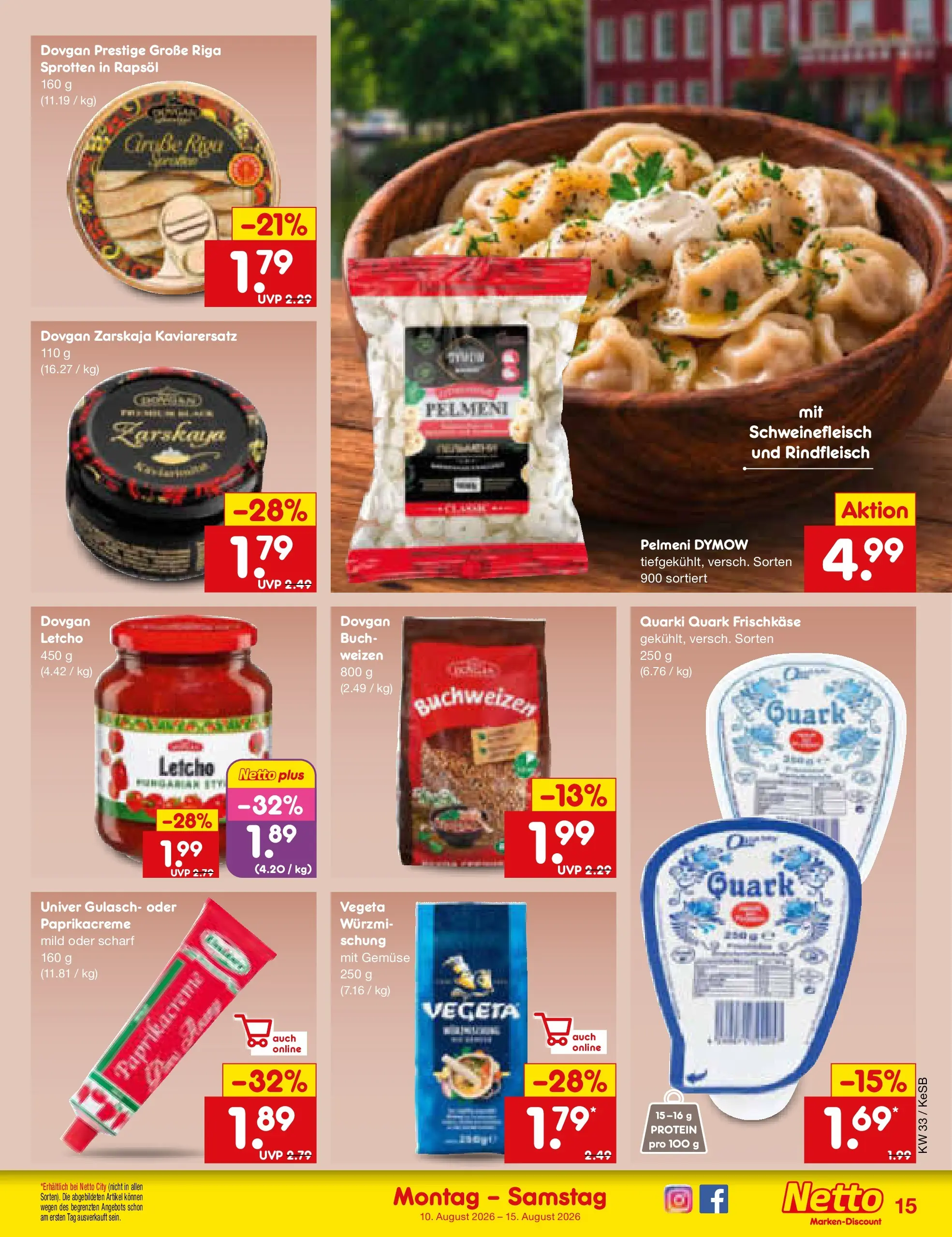 Netto Marken-Discount Prospekt Bonn (ab 10.08.2026) ยป Angebote | Seite: 19 | Produkte: Rapsรถl, Gulasch, Schweinefleisch, Rindfleisch Netto Marken-Discount Prospekt Bonn (ab 10.08.2026) ยป Angebote | Seite: 19 | Produkte: Rapsรถl, Gulasch, Schweinefleisch, Rindfleisch