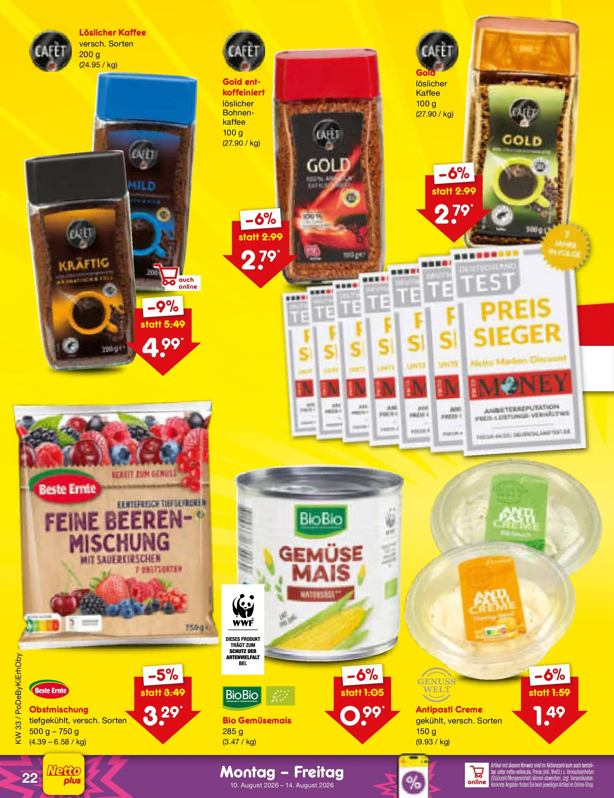 Netto Marken-Discount Prospekt Ergolding (ab 10.08.2026) ยป Angebote | Seite: 32 | Produkte: Kaffee, Creme, Gemรผse Netto Marken-Discount Prospekt Ergolding (ab 10.08.2026) ยป Angebote | Seite: 32 | Produkte: Kaffee, Creme, Gemรผse