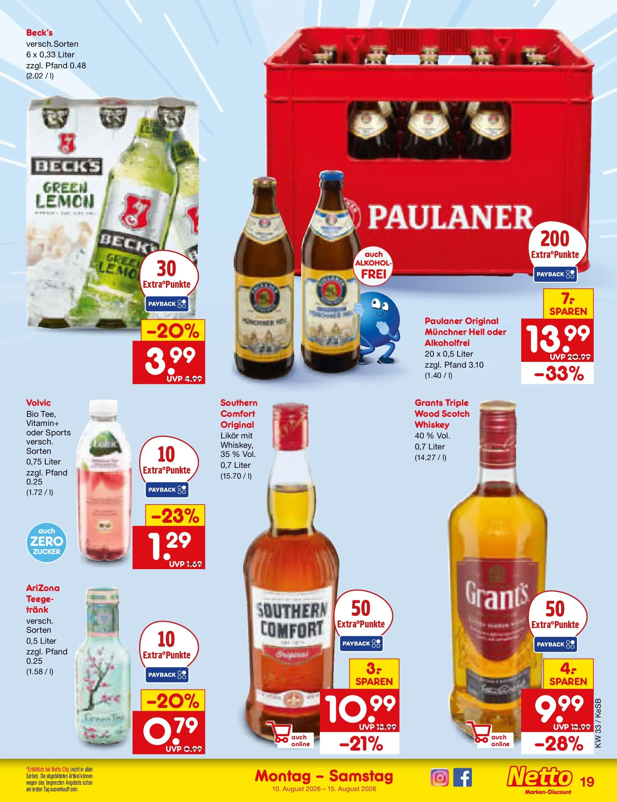 Netto Marken-Discount Prospekt Bonn (ab 10.08.2026) ยป Angebote | Seite: 25 | Produkte: Likรถr, Zucker, Whiskey, Paulaner Netto Marken-Discount Prospekt Bonn (ab 10.08.2026) ยป Angebote | Seite: 25 | Produkte: Likรถr, Zucker, Whiskey, Paulaner