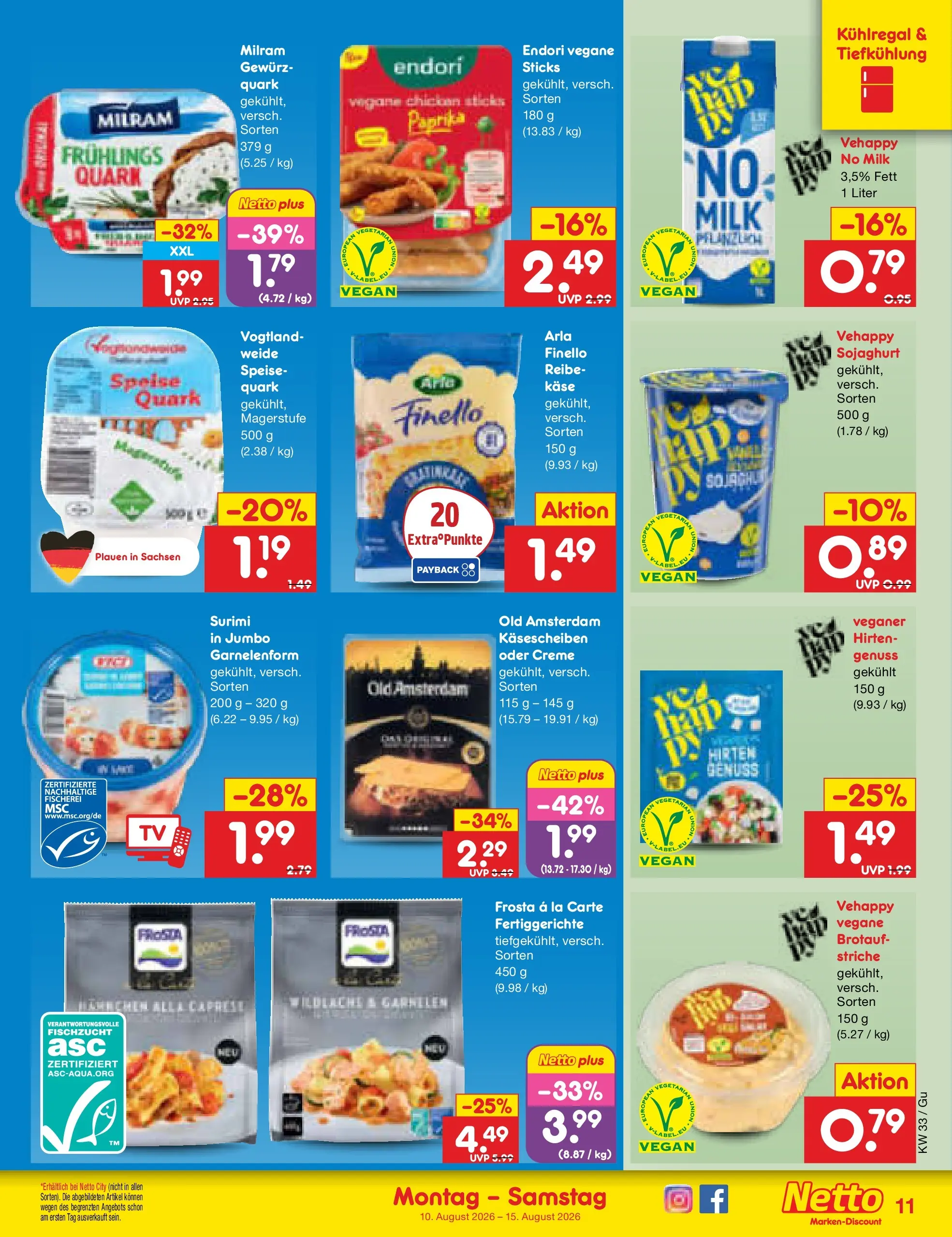 Netto Marken-Discount Prospekt Machern (ab 10.08.2026) ยป Angebote | Seite: 11 | Produkte: Kรคse, Garnelen, Paprika, TV Netto Marken-Discount Prospekt Machern (ab 10.08.2026) ยป Angebote | Seite: 11 | Produkte: Kรคse, Garnelen, Paprika, TV