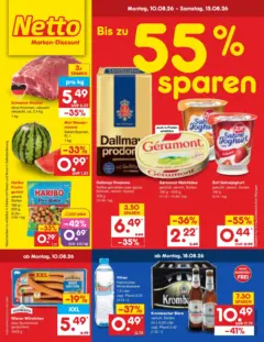 Netto Marken-Discount Prospekt Hamburg ab 10.08.2026 gültig Netto Marken-Discount Prospekt Hamburg ab 10.08.2026 gültig