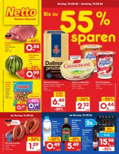 Netto Marken-Discount Prospekt Thiendorf ab 10.08.2026 gültig Netto Marken-Discount Prospekt Thiendorf ab 10.08.2026 gültig