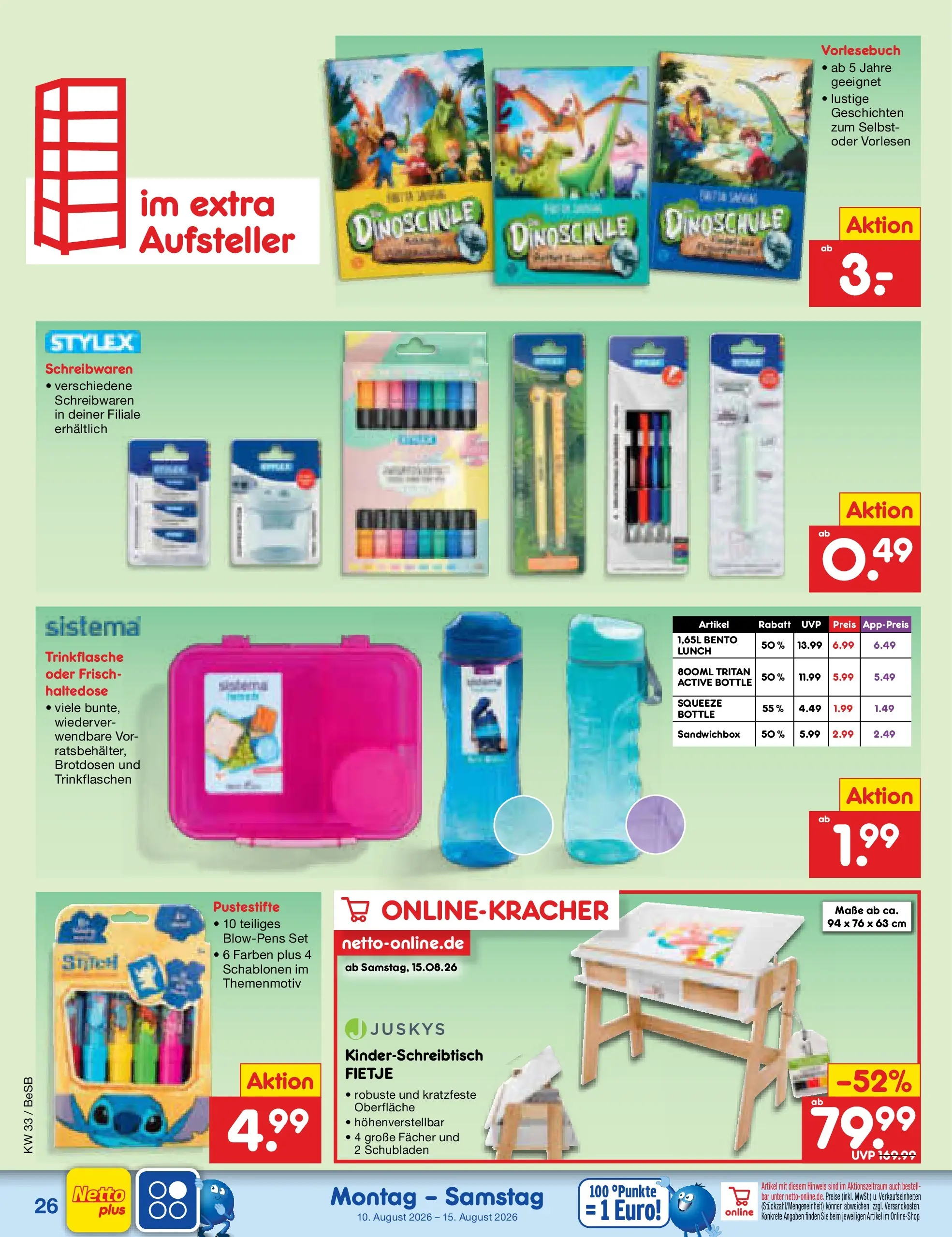Netto Marken-Discount Prospekt Kremmen (ab 10.08.2026) » Angebote | Seite: 42