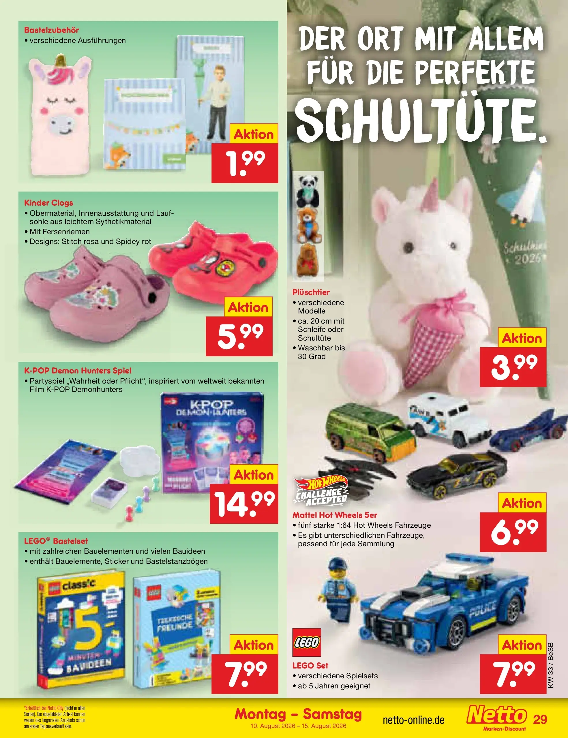 Netto Marken-Discount Prospekt Kremmen (ab 10.08.2026) » Angebote | Seite: 45 | Produkte: Spiel