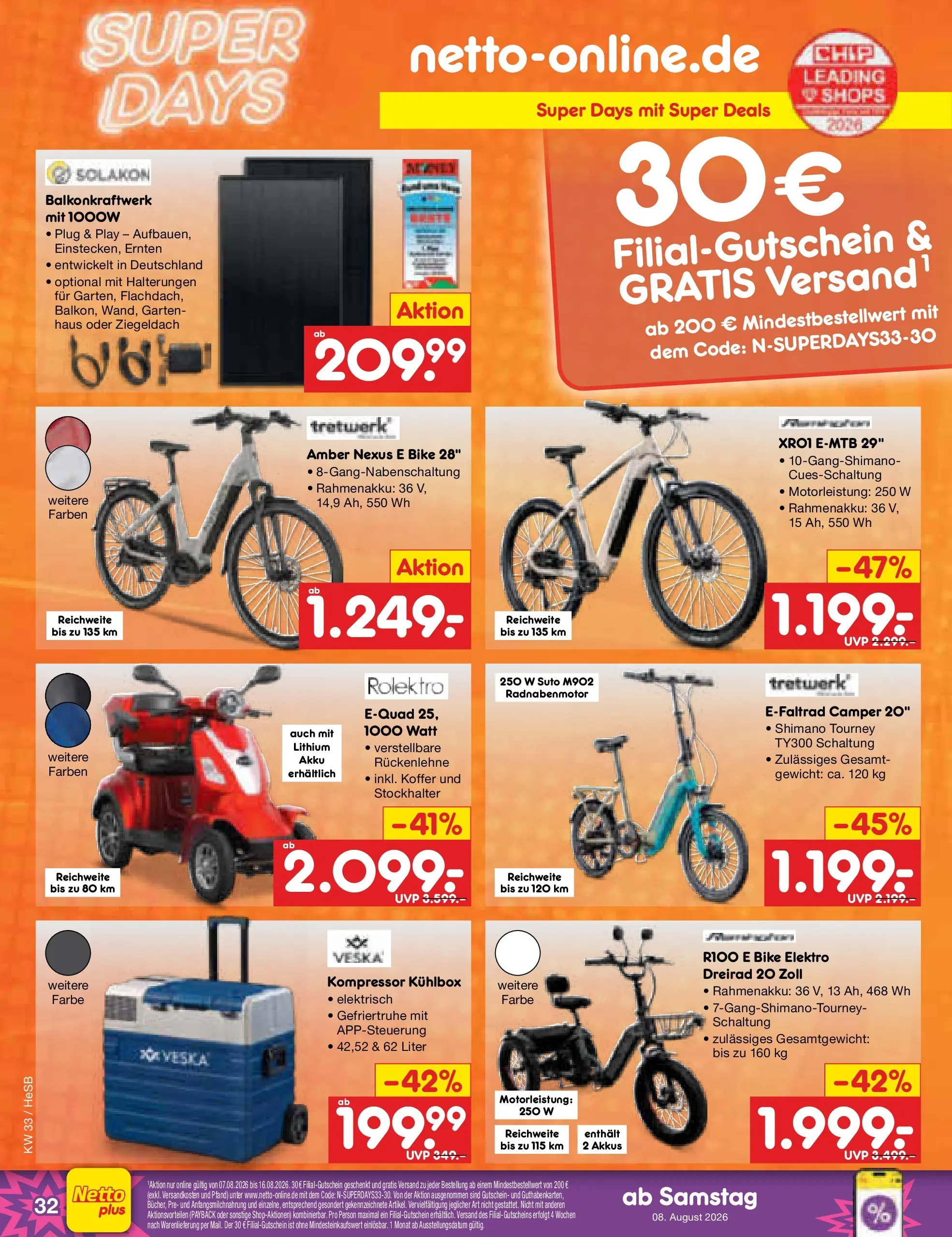 Netto Marken-Discount Prospekt Hamburg (ab 10.08.2026) ยป Angebote | Seite: 46 | Produkte: Gewicht, Gefriertruhe, Koffer Netto Marken-Discount Prospekt Hamburg (ab 10.08.2026) ยป Angebote | Seite: 46 | Produkte: Gewicht, Gefriertruhe, Koffer