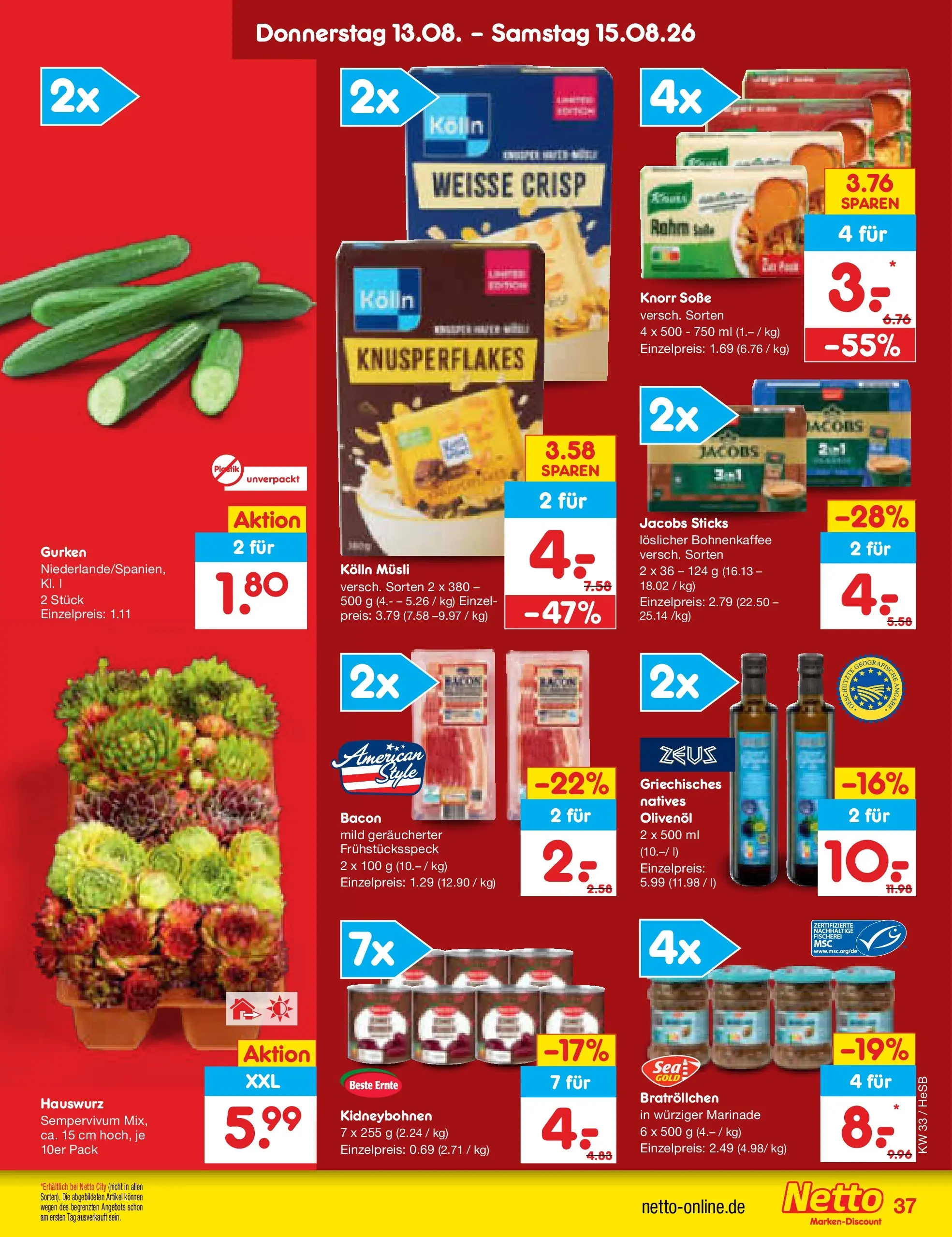 Netto Marken-Discount Prospekt Hamburg (ab 10.08.2026) ยป Angebote | Seite: 51 | Produkte: Kolln, Kolln musli, Olivenol, Soรe Netto Marken-Discount Prospekt Hamburg (ab 10.08.2026) ยป Angebote | Seite: 51 | Produkte: Kolln, Kolln musli, Olivenol, Soรe