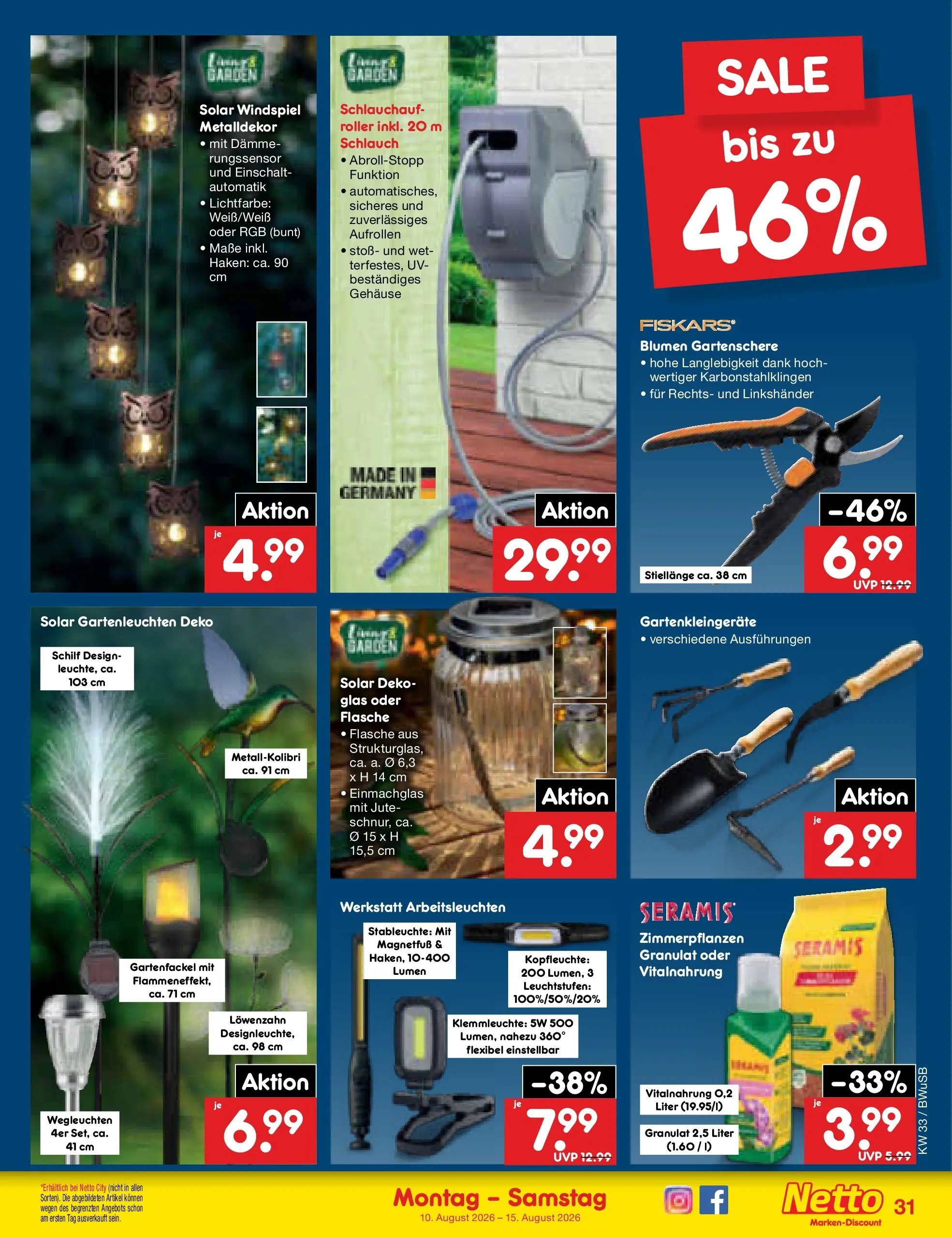 Netto Marken-Discount Prospekt Stemwede-Dielingen (ab 10.08.2026) ยป Angebote | Seite: 45 | Produkte: Blumen Netto Marken-Discount Prospekt Stemwede-Dielingen (ab 10.08.2026) ยป Angebote | Seite: 45 | Produkte: Blumen