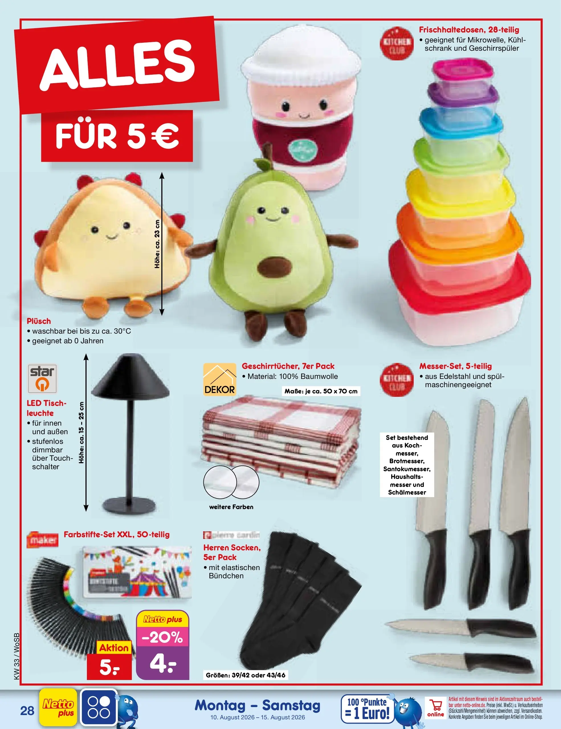 Netto Marken-Discount Prospekt Mannheim (ab 10.08.2026) ยป Angebote | Seite: 40 | Produkte: Geschirrspรผler, Tisch, Schrank Netto Marken-Discount Prospekt Mannheim (ab 10.08.2026) ยป Angebote | Seite: 40 | Produkte: Geschirrspรผler, Tisch, Schrank