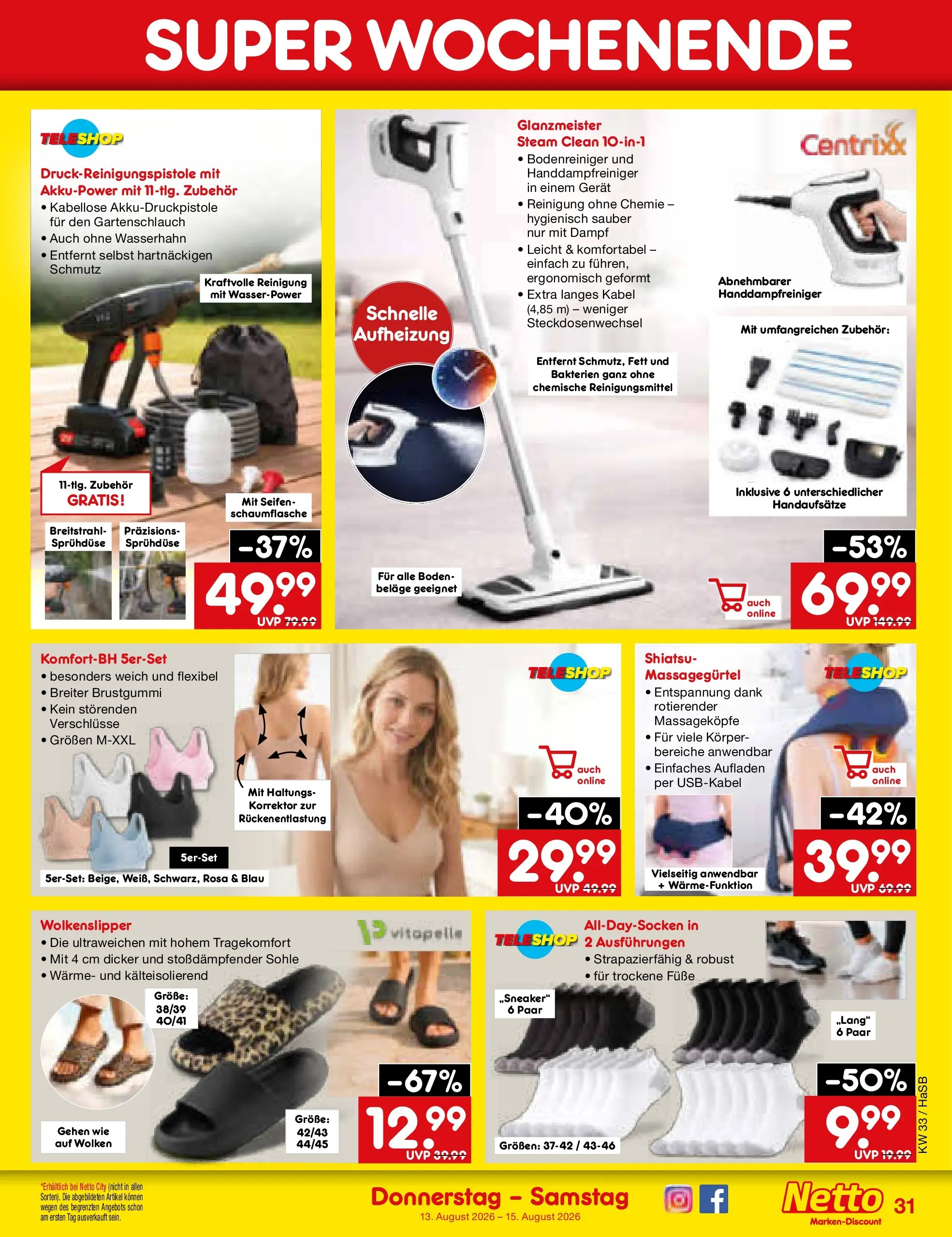 Netto Marken-Discount Prospekt Wuppertal (ab 10.08.2026) » Angebote | Seite: 45 | Produkte: Kabel