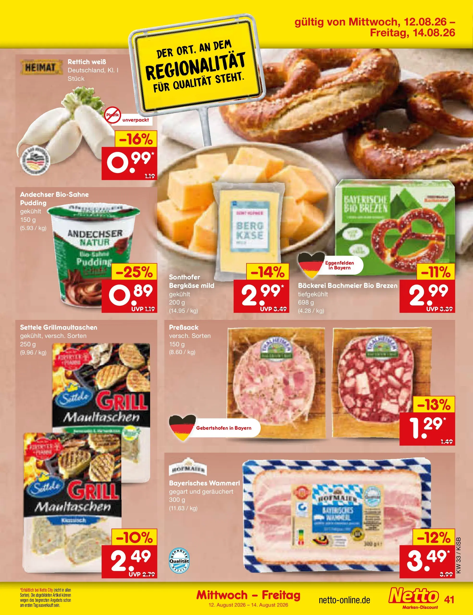 Netto Marken-Discount Prospekt Bad Friedrichshall (ab 10.08.2026) ยป Angebote | Seite: 57 | Produkte: Grill, Bรคckerei, Kรคse, Maultaschen Netto Marken-Discount Prospekt Bad Friedrichshall (ab 10.08.2026) ยป Angebote | Seite: 57 | Produkte: Grill, Bรคckerei, Kรคse, Maultaschen