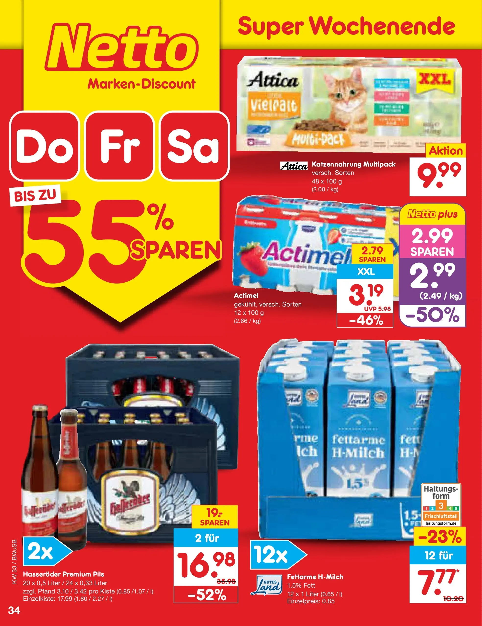 Netto Marken-Discount Prospekt Stemwede-Dielingen (ab 10.08.2026) ยป Angebote | Seite: 48 | Produkte: Actimel, Pils, Hasserรถder Netto Marken-Discount Prospekt Stemwede-Dielingen (ab 10.08.2026) ยป Angebote | Seite: 48 | Produkte: Actimel, Pils, Hasserรถder