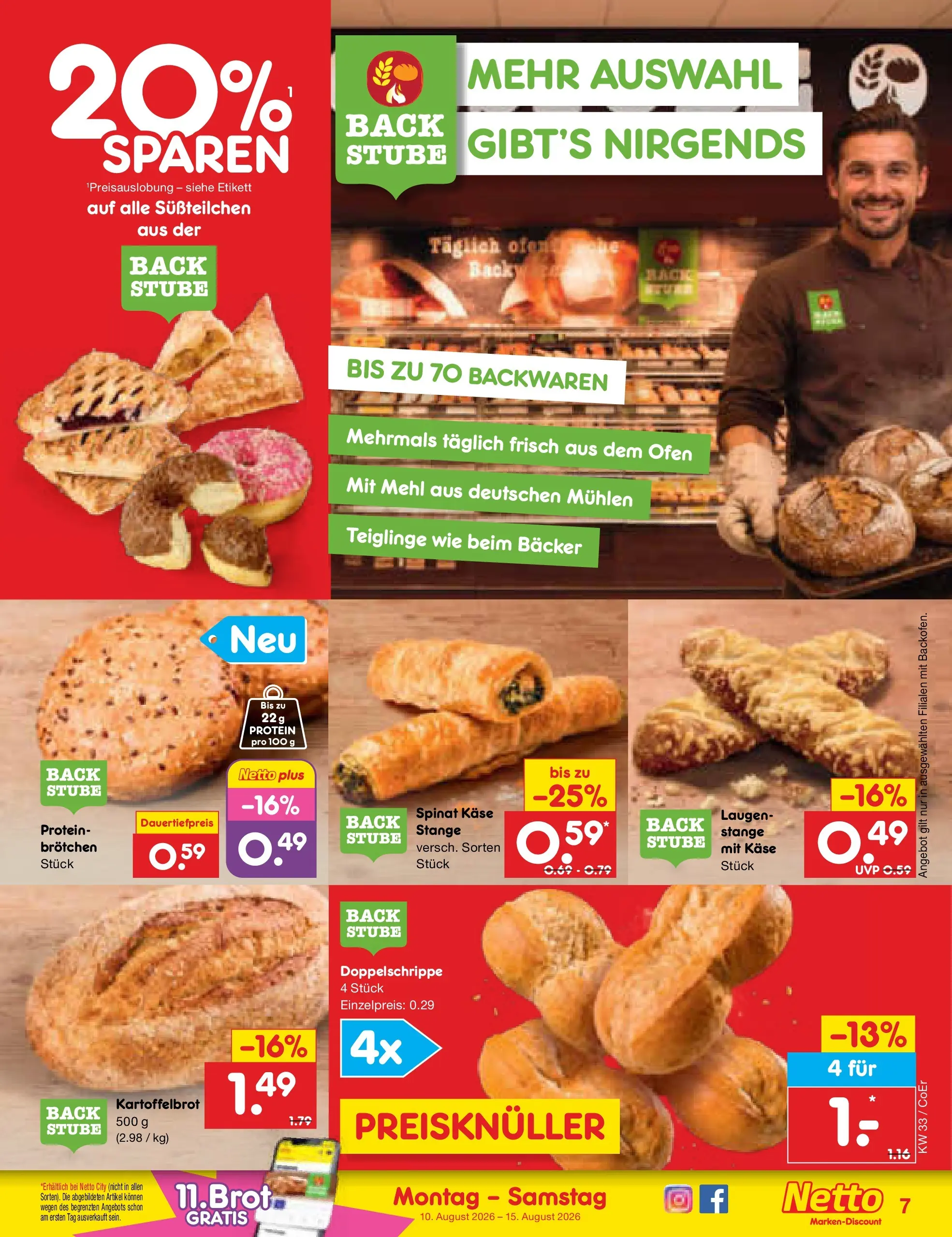Netto Marken-Discount Prospekt Weimar (ab 10.08.2026) ยป Angebote | Seite: 7 | Produkte: Ofen, Mehl, Kรคse Netto Marken-Discount Prospekt Weimar (ab 10.08.2026) ยป Angebote | Seite: 7 | Produkte: Ofen, Mehl, Kรคse