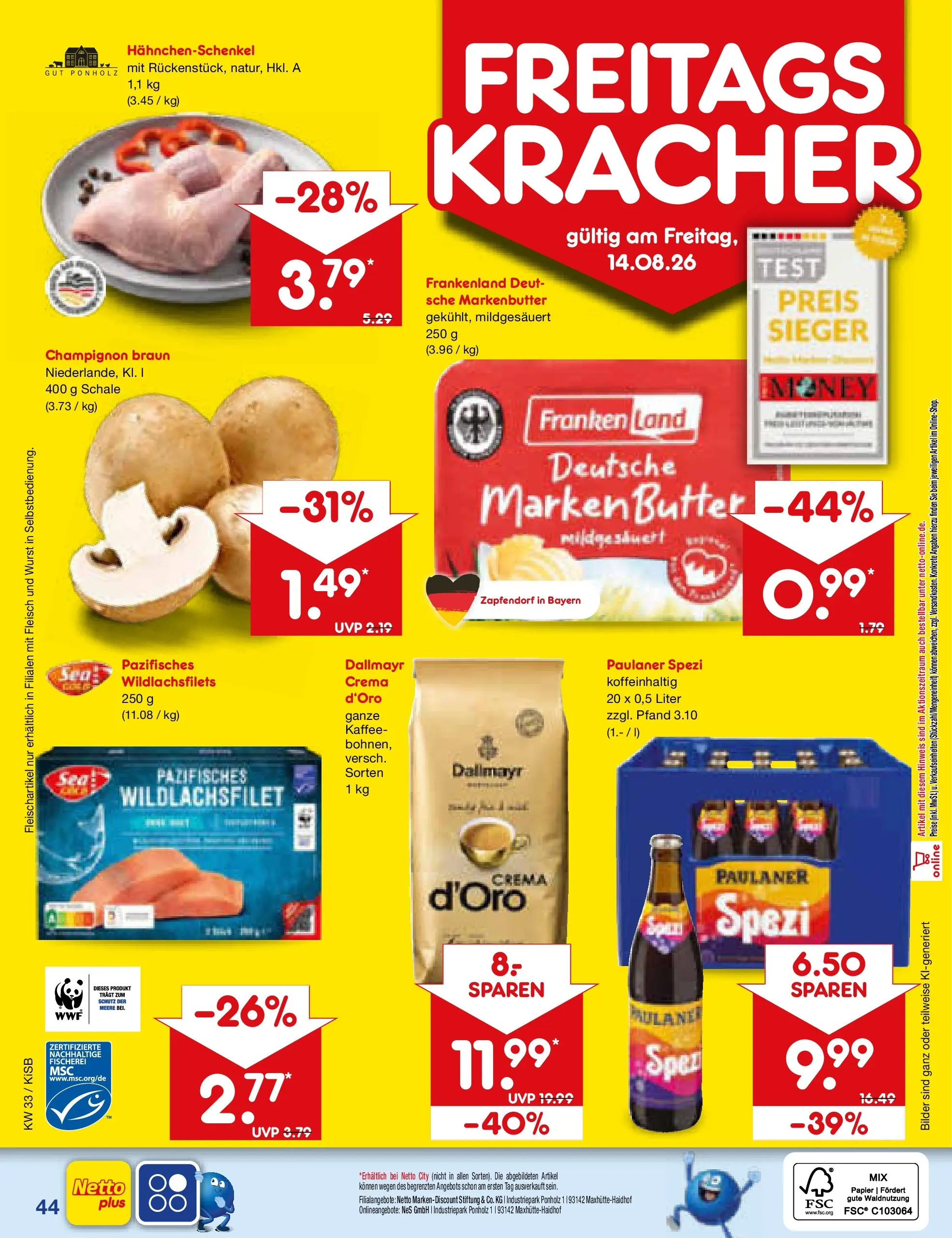Netto Marken-Discount Prospekt Bad Friedrichshall (ab 10.08.2026) ยป Angebote | Seite: 60 | Produkte: Hahnchenschenkel, Bilder, Dallmayr, Fleisch Netto Marken-Discount Prospekt Bad Friedrichshall (ab 10.08.2026) ยป Angebote | Seite: 60 | Produkte: Hahnchenschenkel, Bilder, Dallmayr, Fleisch