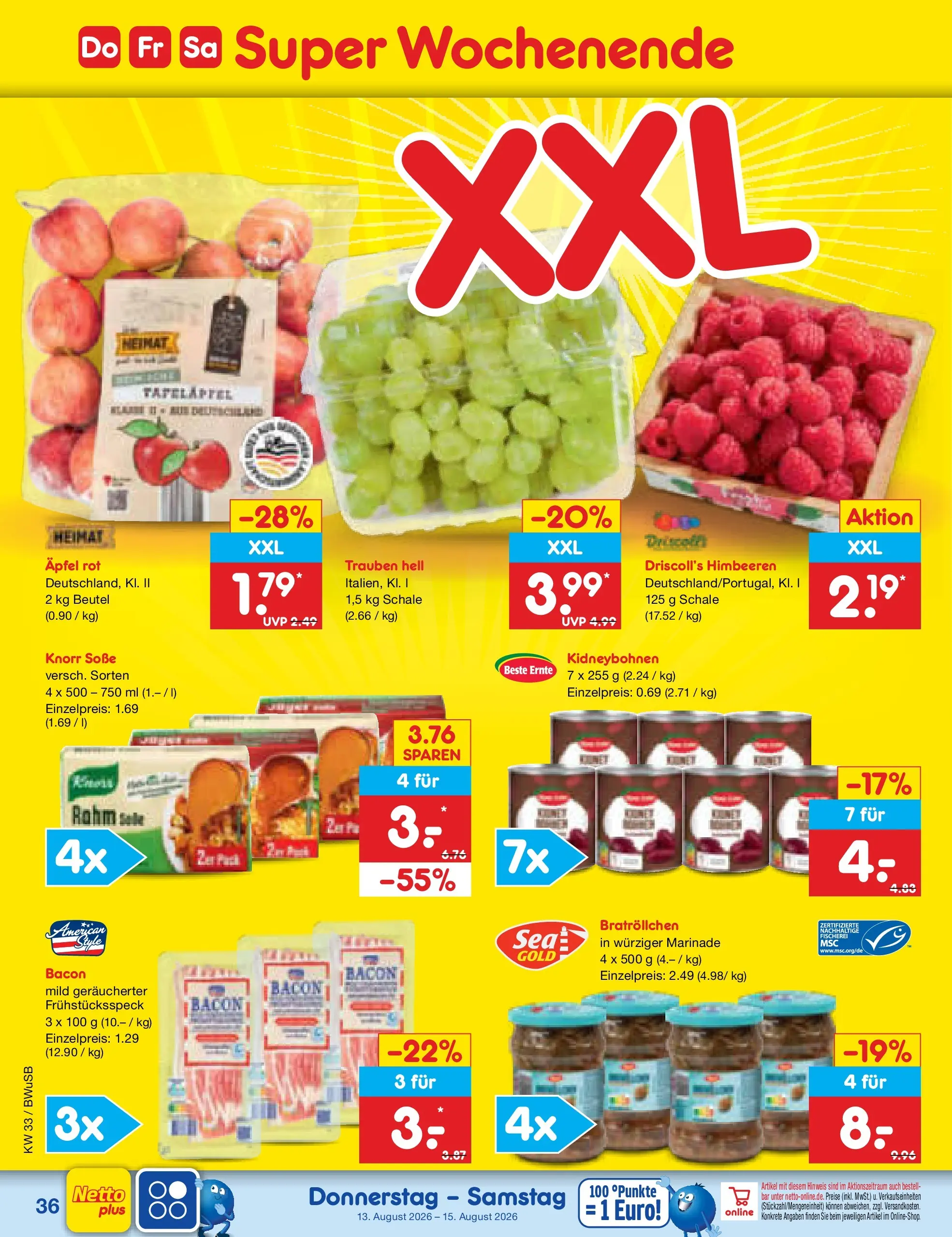 Netto Marken-Discount Prospekt Stemwede-Dielingen (ab 10.08.2026) ยป Angebote | Seite: 50 | Produkte: Himbeeren, Trauben, Knorr, Soรe Netto Marken-Discount Prospekt Stemwede-Dielingen (ab 10.08.2026) ยป Angebote | Seite: 50 | Produkte: Himbeeren, Trauben, Knorr, Soรe
